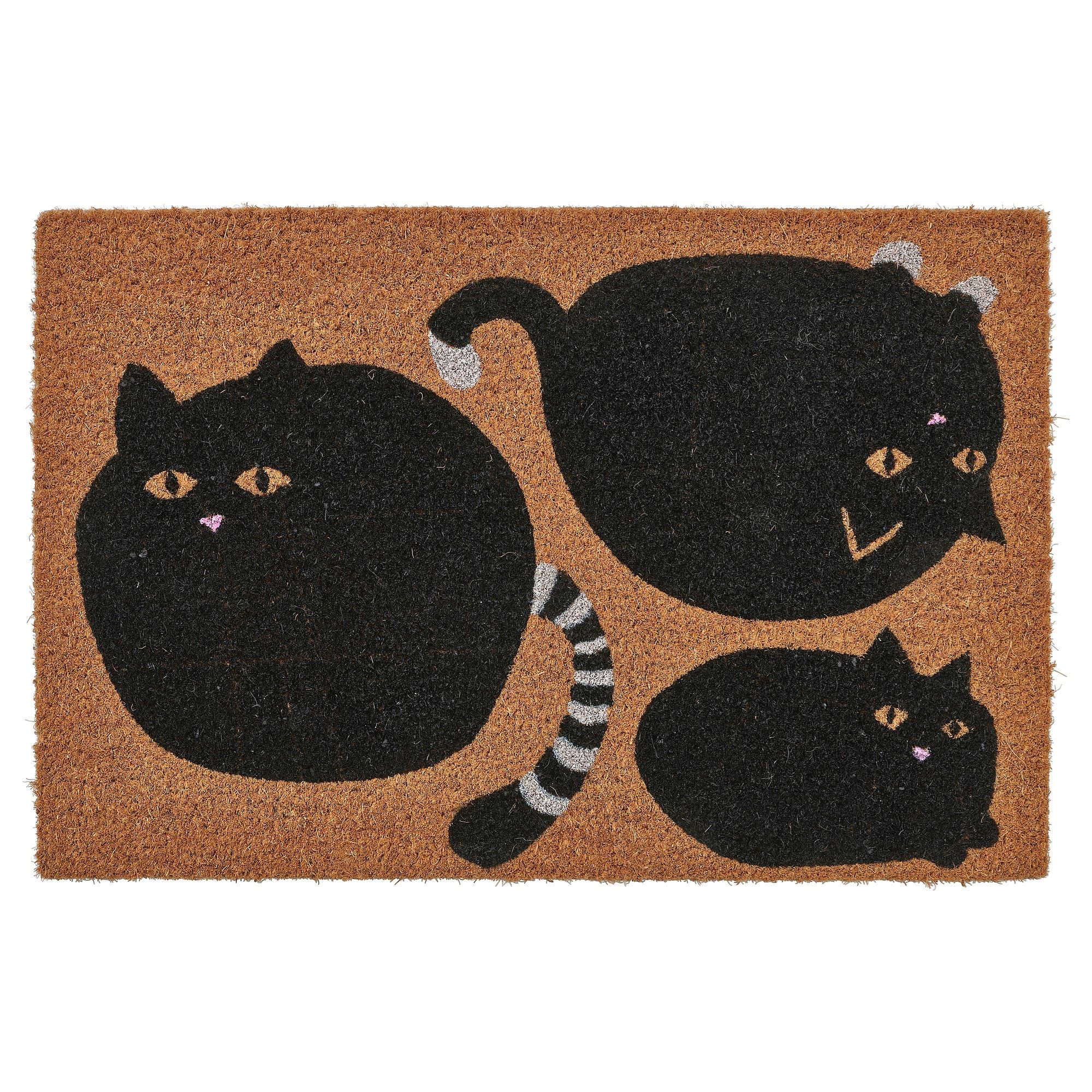 VAGTYP black-natural 40x60 cm mat - 70582537 | IKEA