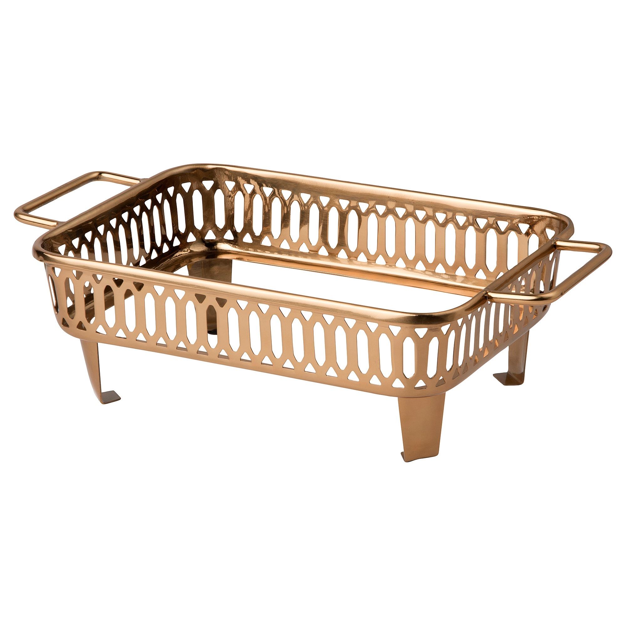 GOKVALLA copper-coloured 26x15x8 cm serving tray - 90569002 | IKEA