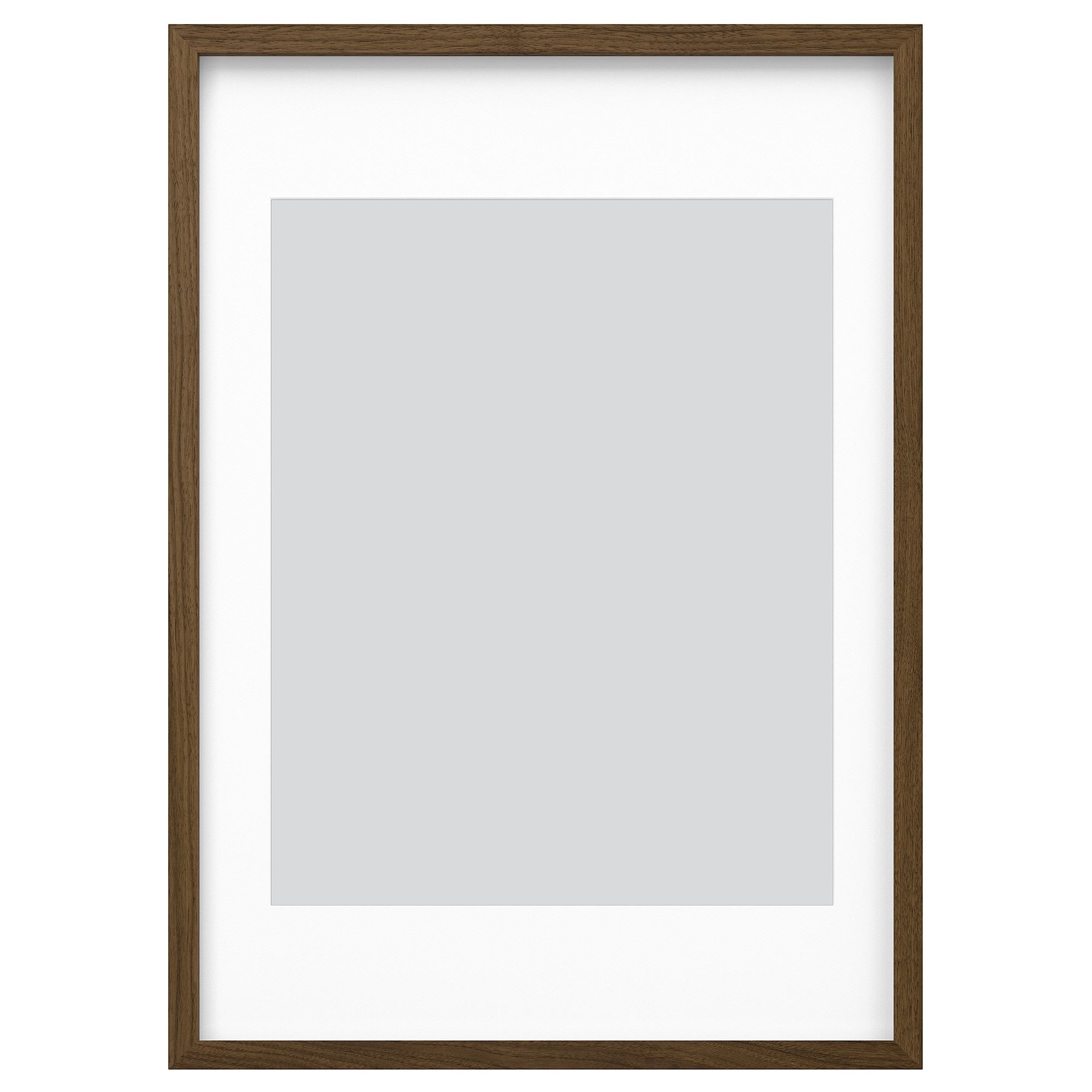 RÖDALM walnut effect 50x70 cm wooden frame - 10548928 | IKEA