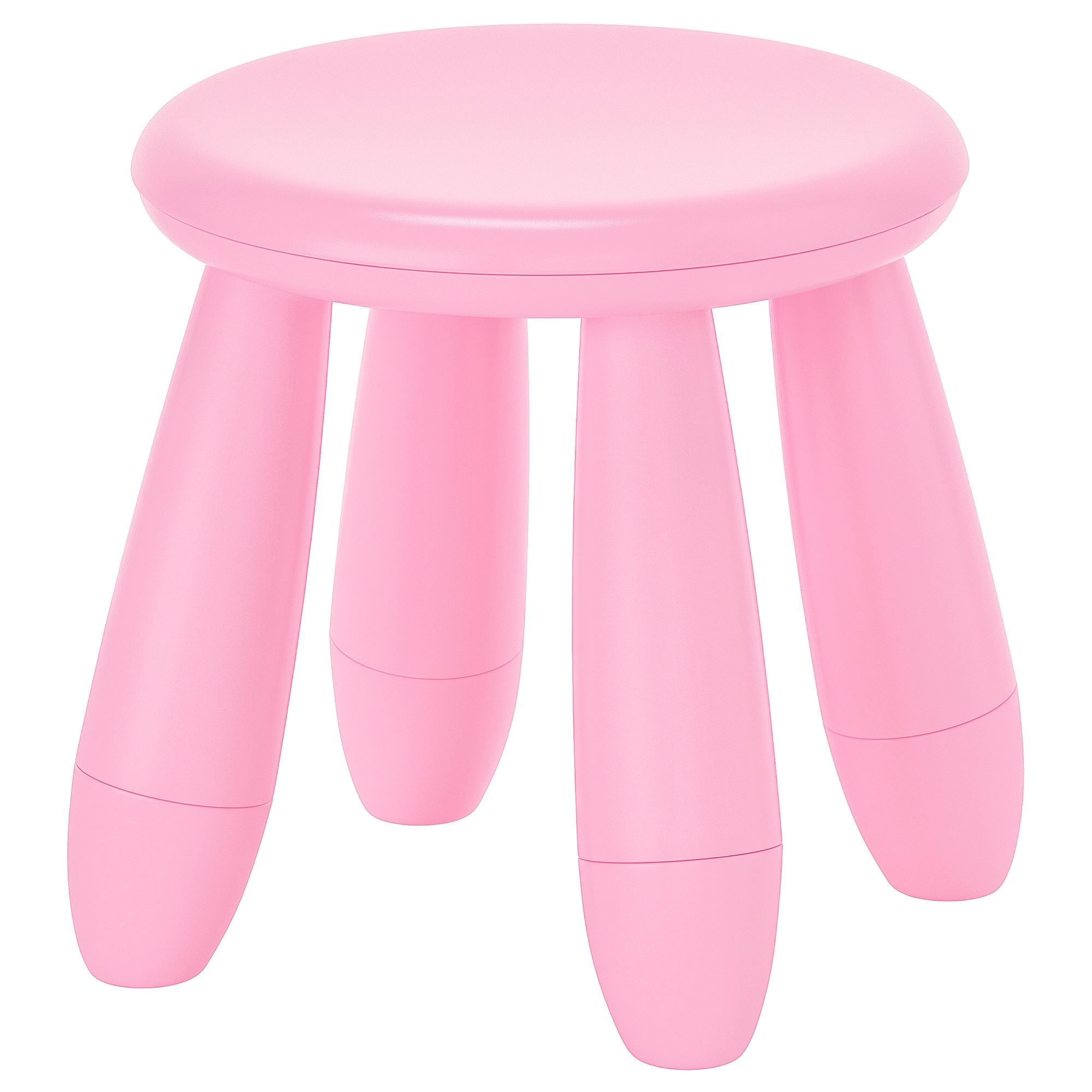 MAMMUT pink children's stool - 60581996 | IKEA