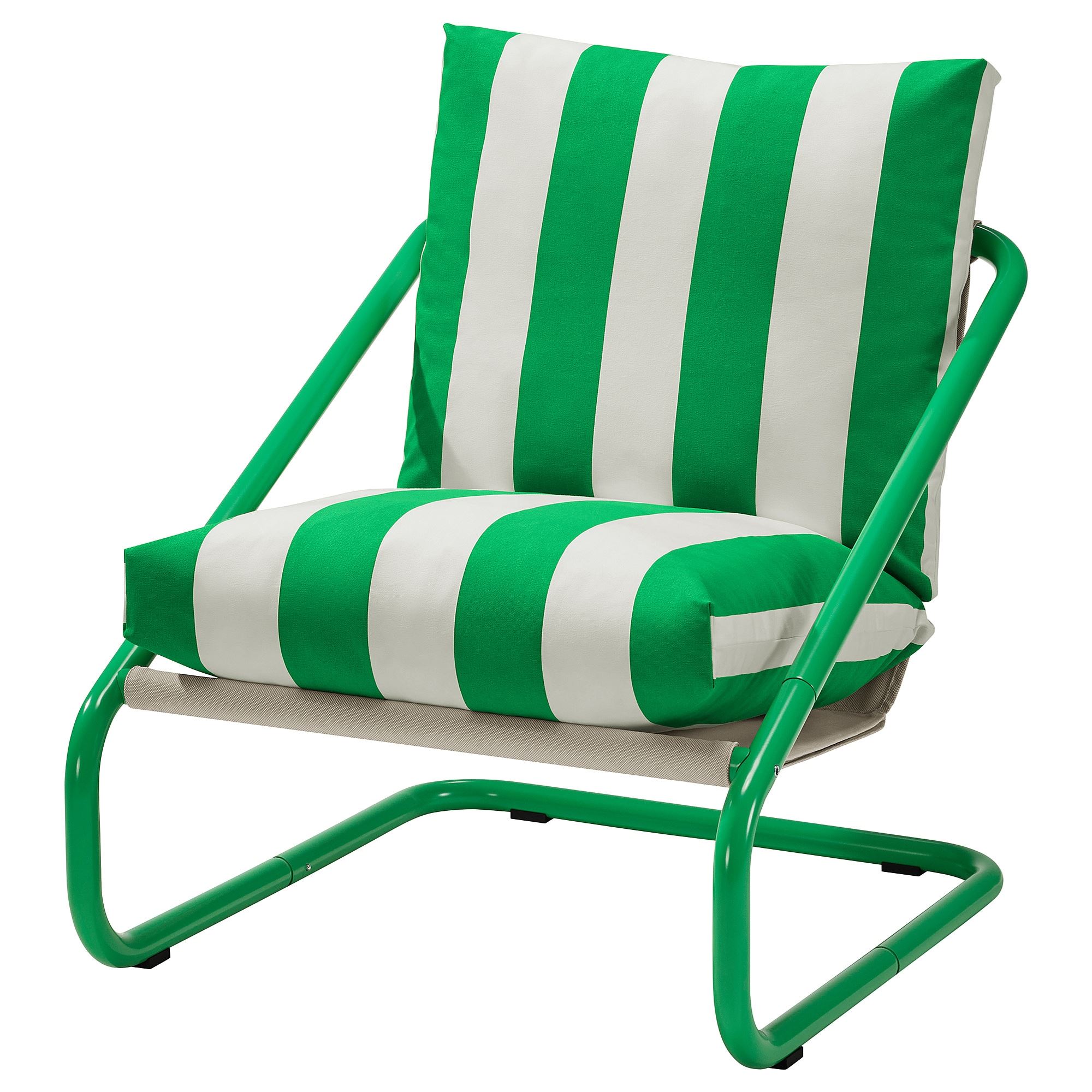 ÖNNESTAD radbyn white-green armchair - 09554468 | IKEA