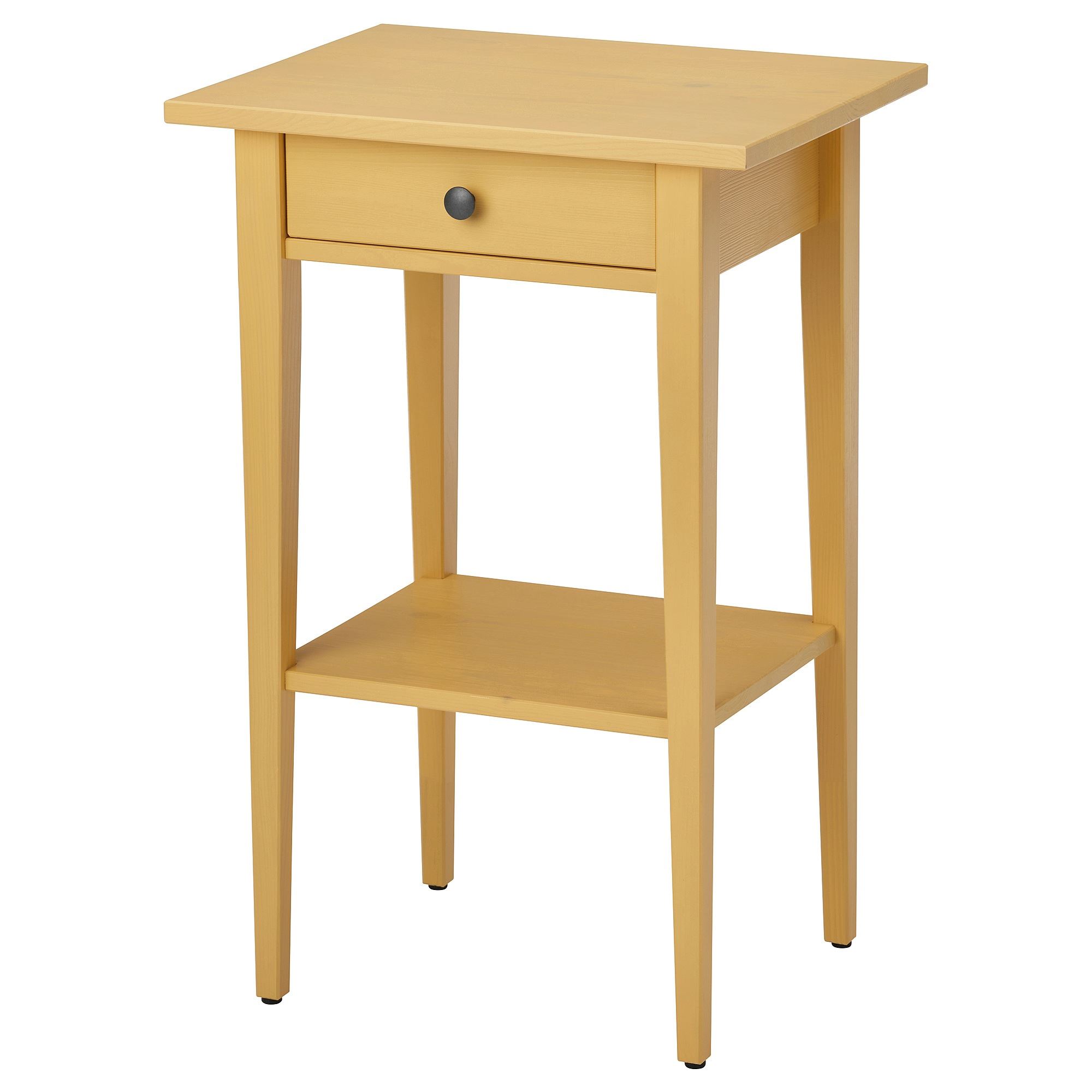 IKEA HEMNES イケア ヘムネス サイドテーブル イエロー HEMNES yellow 46x35 cm bedside table - 80585795 | IKEA
