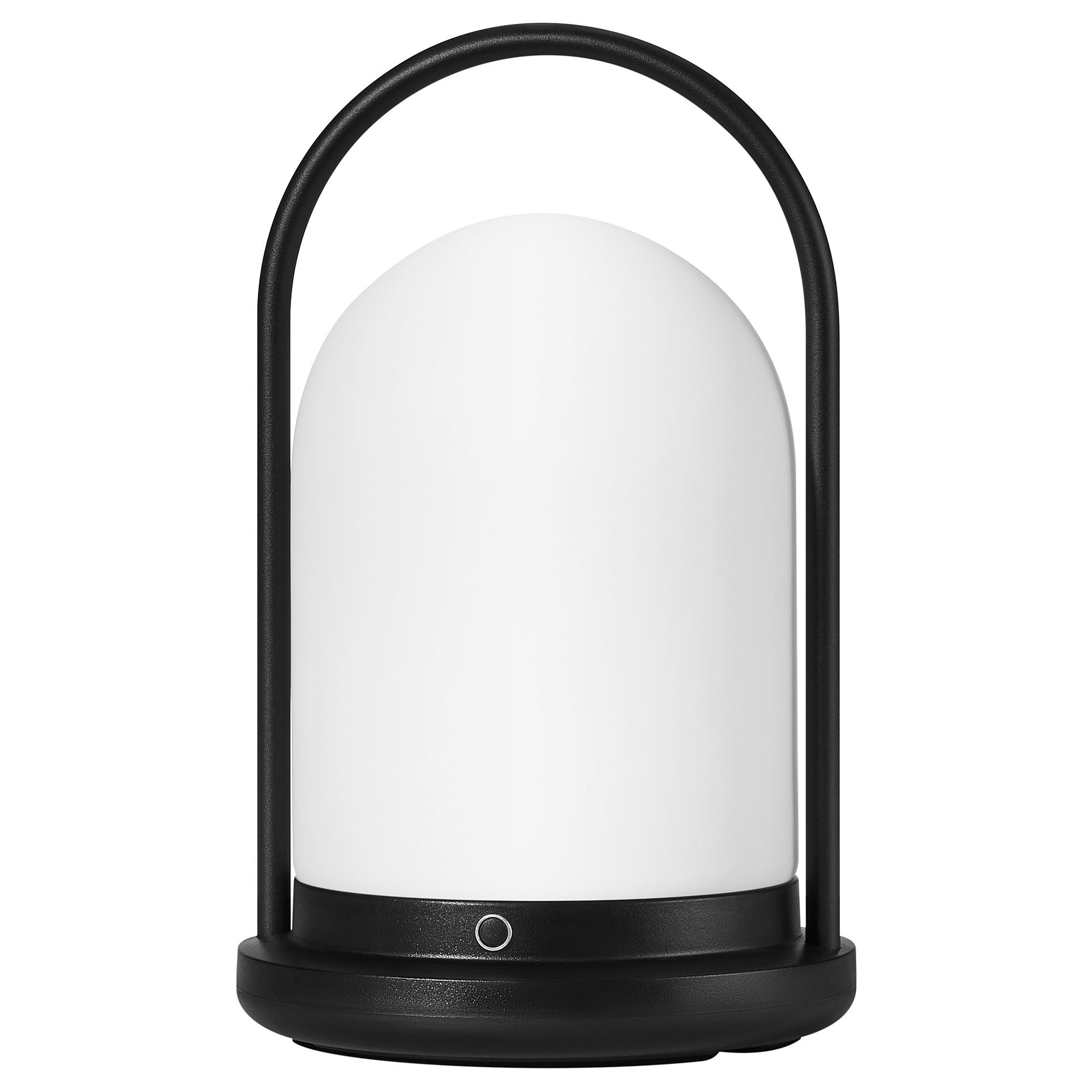 FRÖJDA black 28 cm LED lantern - 80582155 | IKEA
