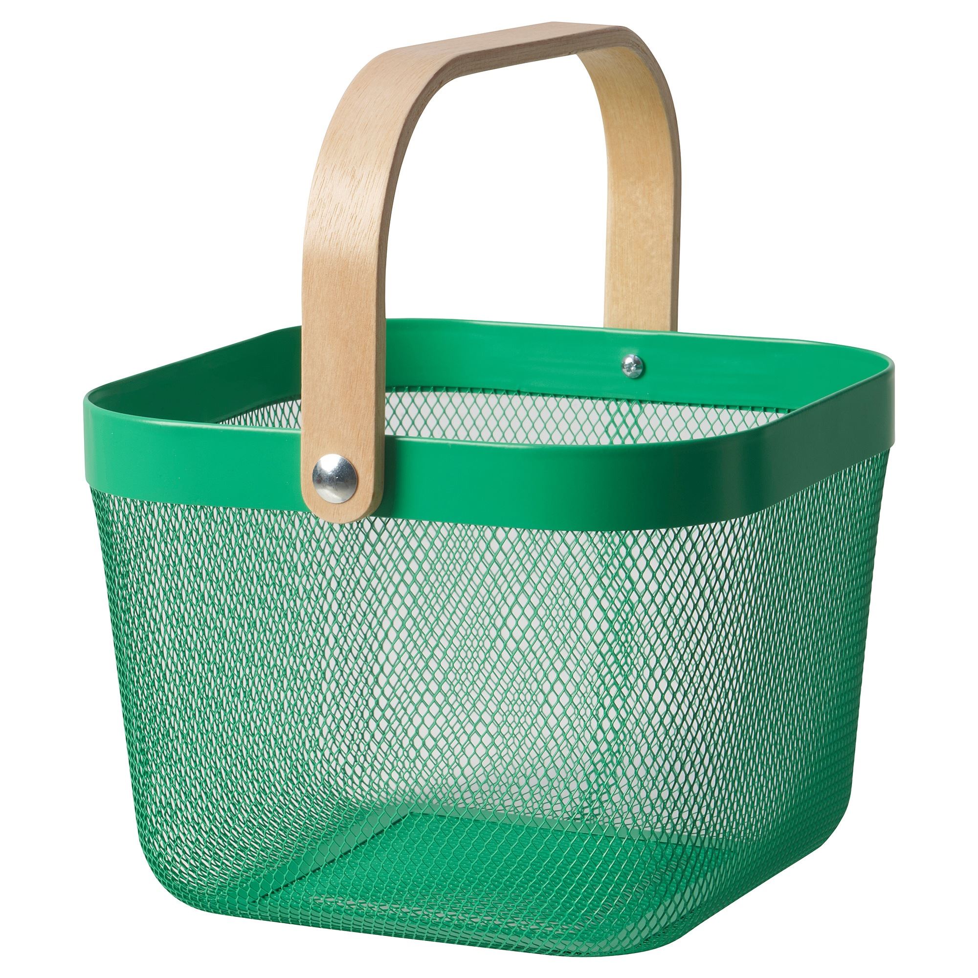 RISATORP dark green 25x26x18 cm basket - 20588688 | IKEA