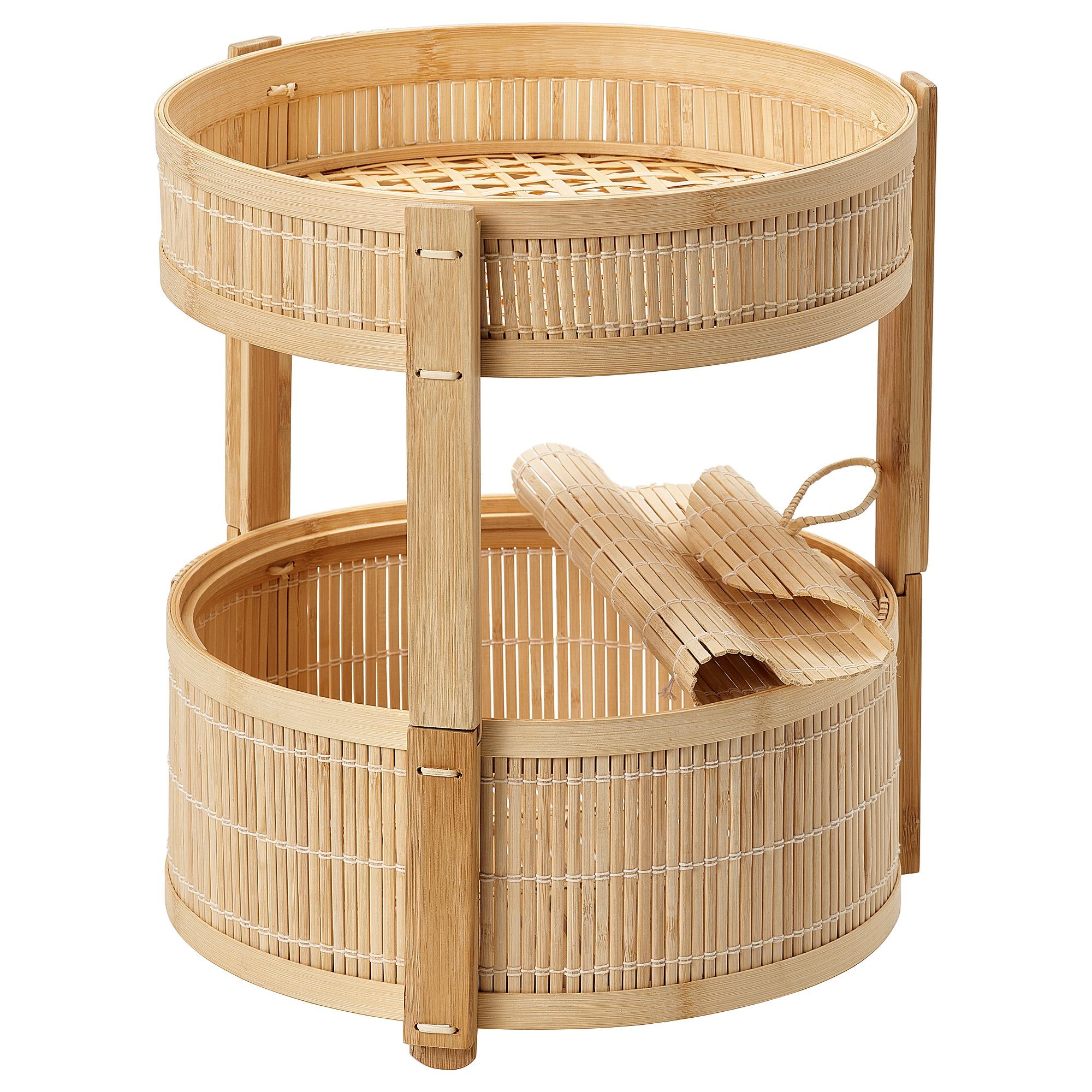 KANELMOTT bamboo vegetable-fruit basket - 00581800 | IKEA