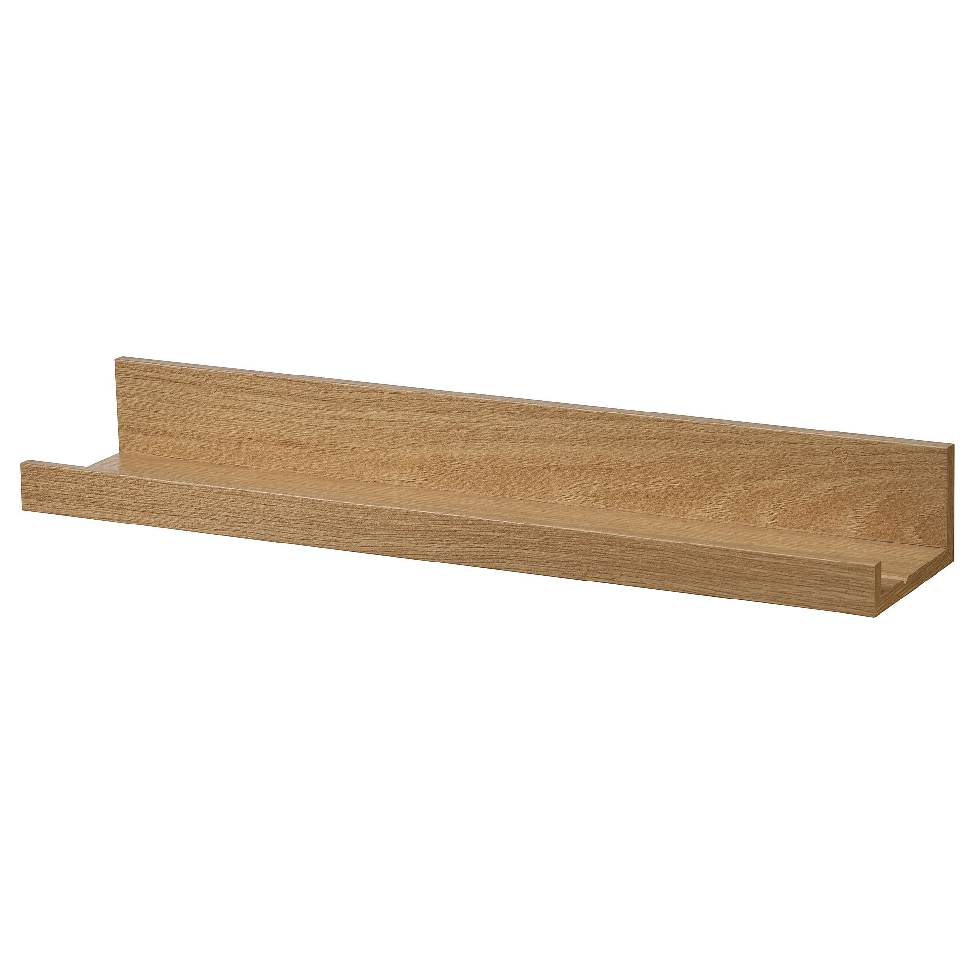 MOSSLANDA oak effect 55 cm picture ledge - 80589835 | IKEA