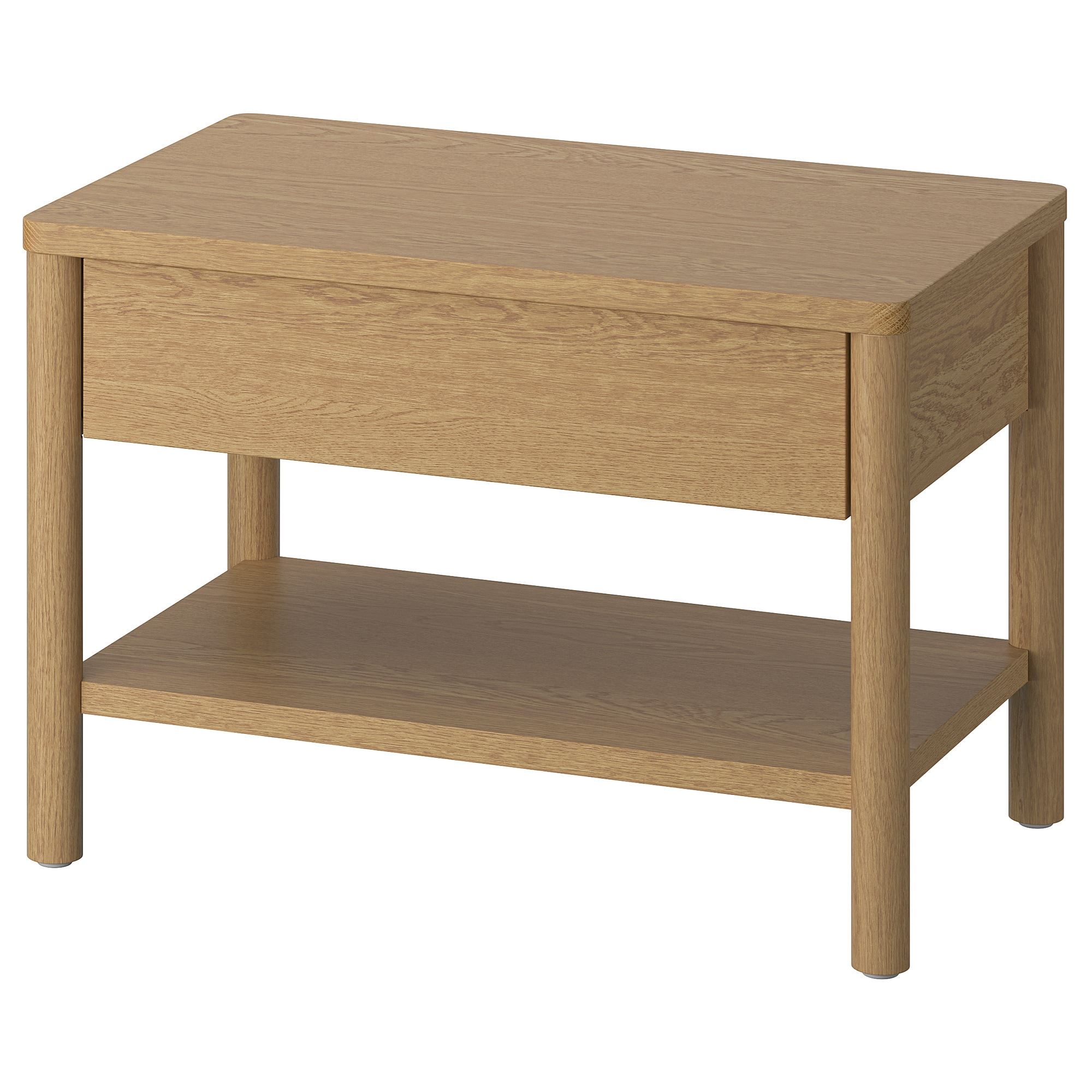 TONSTAD oak veneer 64x40 cm side table - 80528470 | IKEA