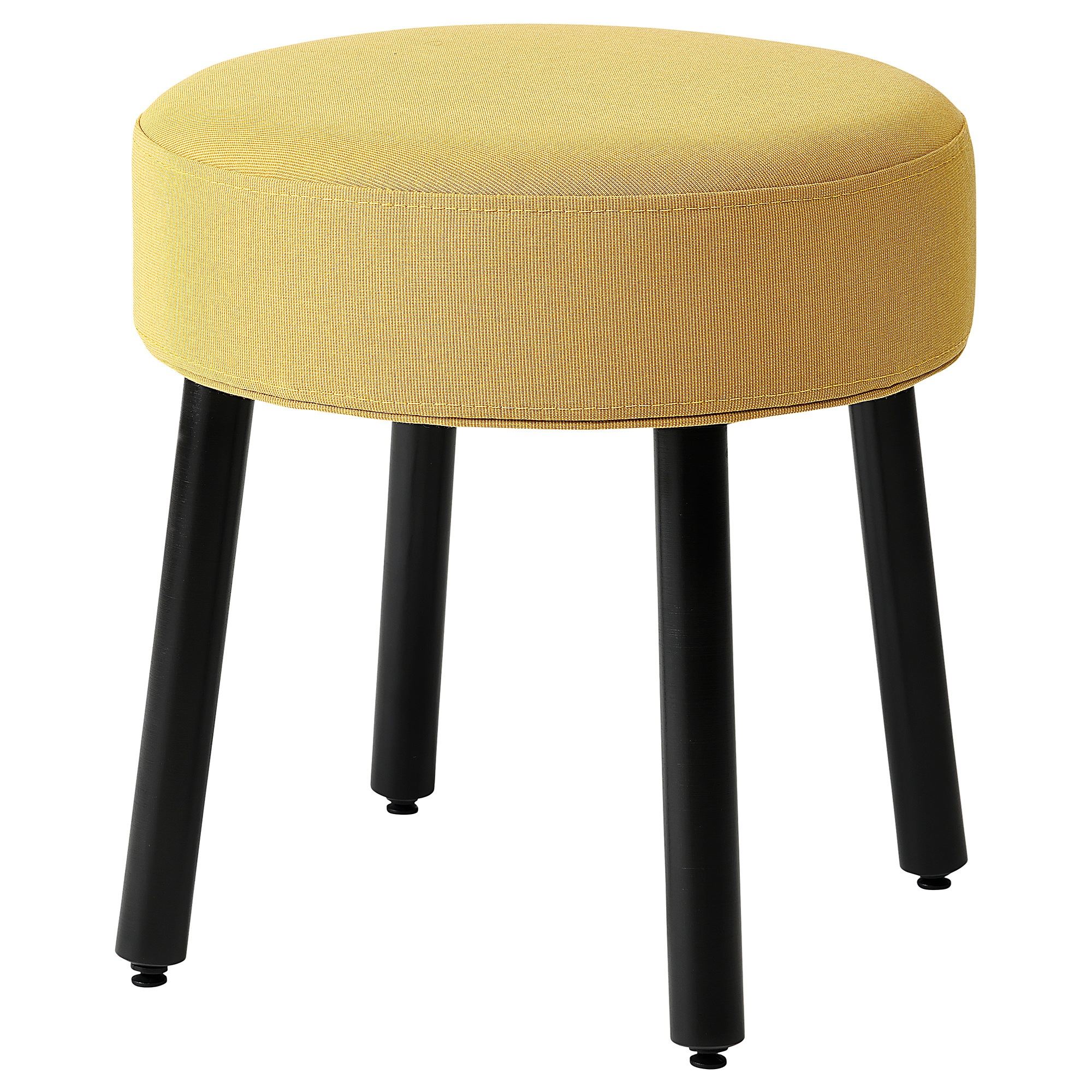 MÖRTFORS diserod dark yellow 47x47 cm pouffe - 50570248 | IKEA