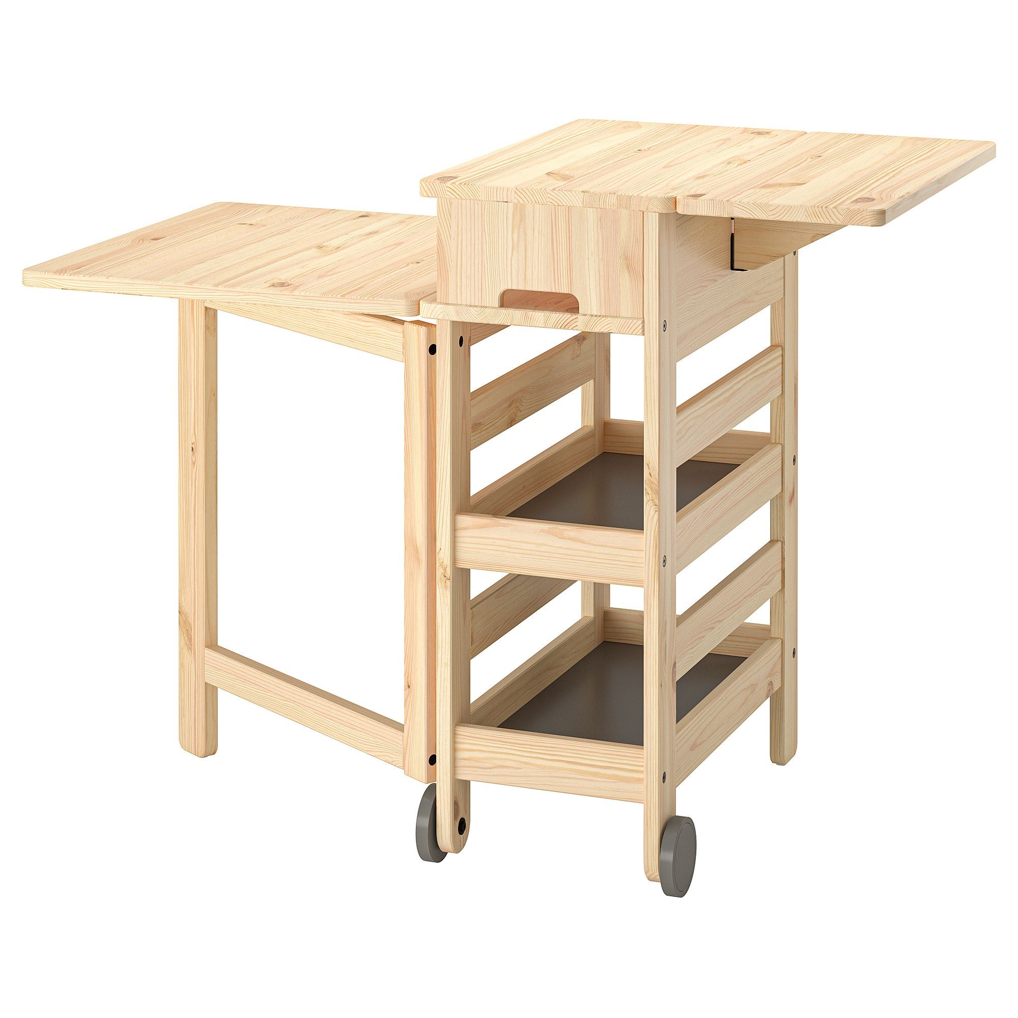 RESARÖ pine seats 1-2 folding kitchen table - 20533337 | IKEA