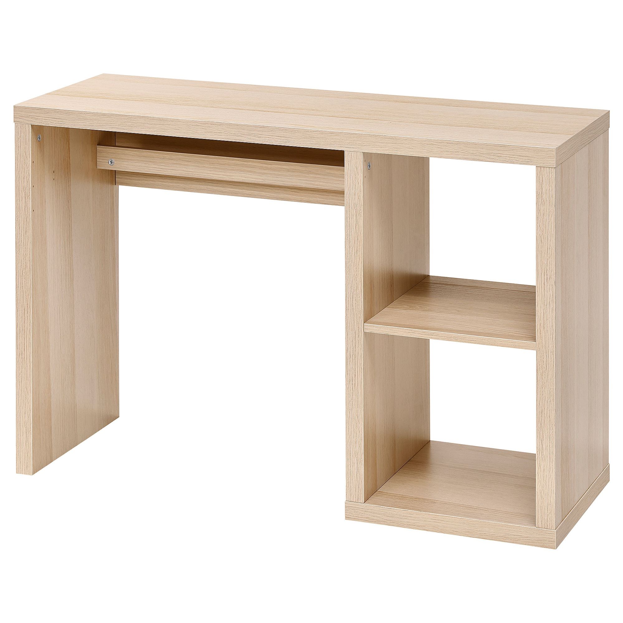 KALLAX oak effect 111x39 cm desk - 90585101 | IKEA