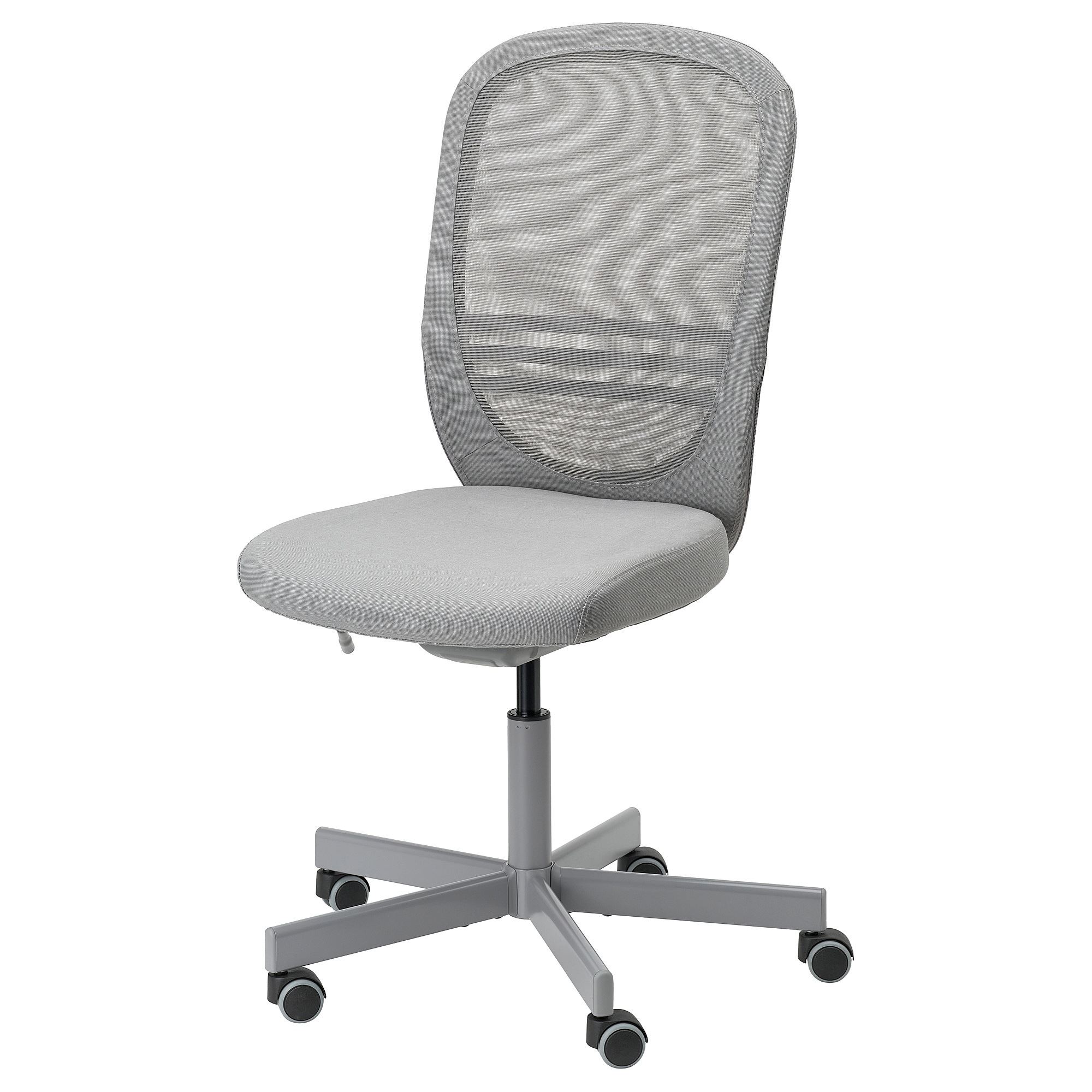 FLINTAN diseröd grey office chair - 20592553 | IKEA