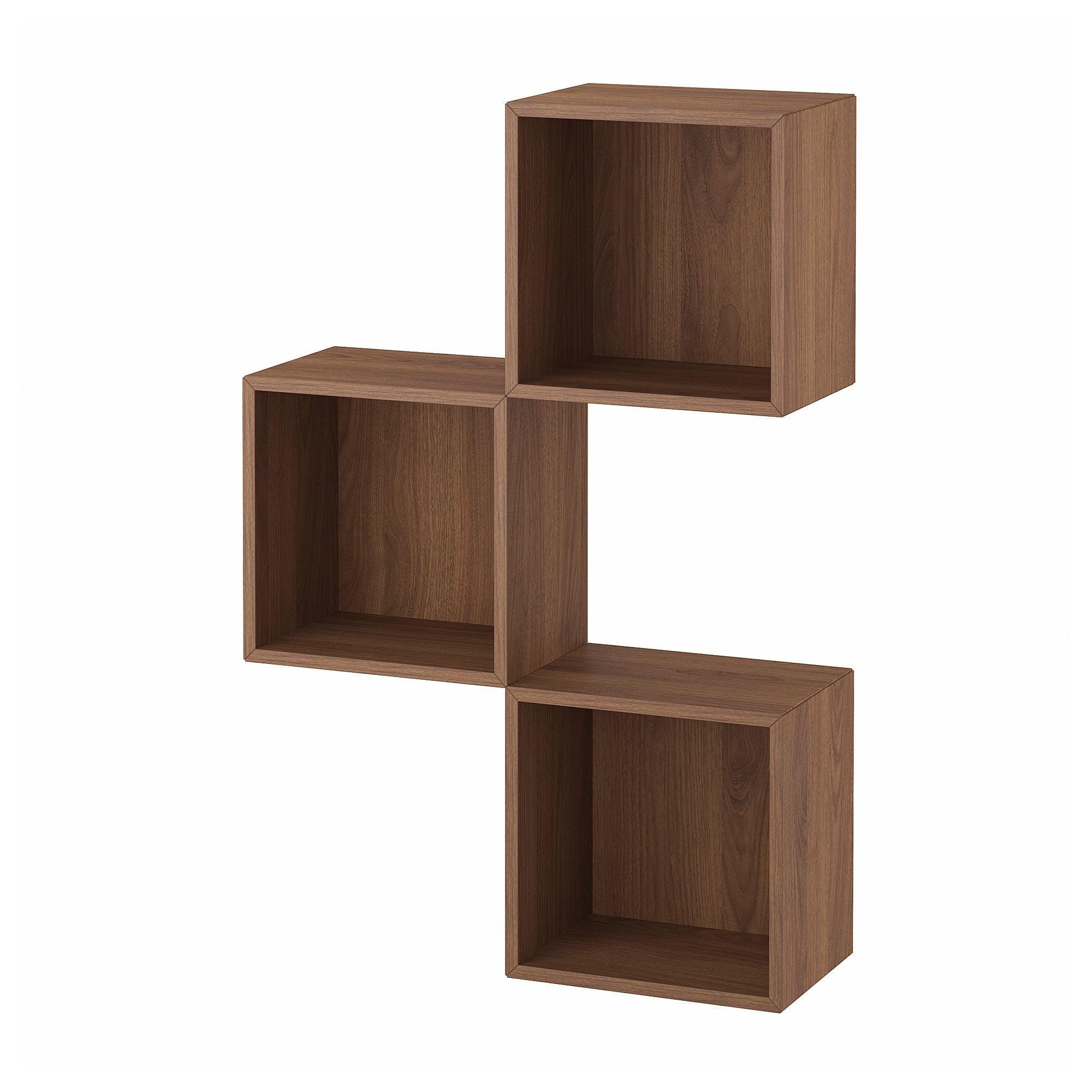 EKET walnut effect 70x25x105 cm Wall-mounted cabinet combination