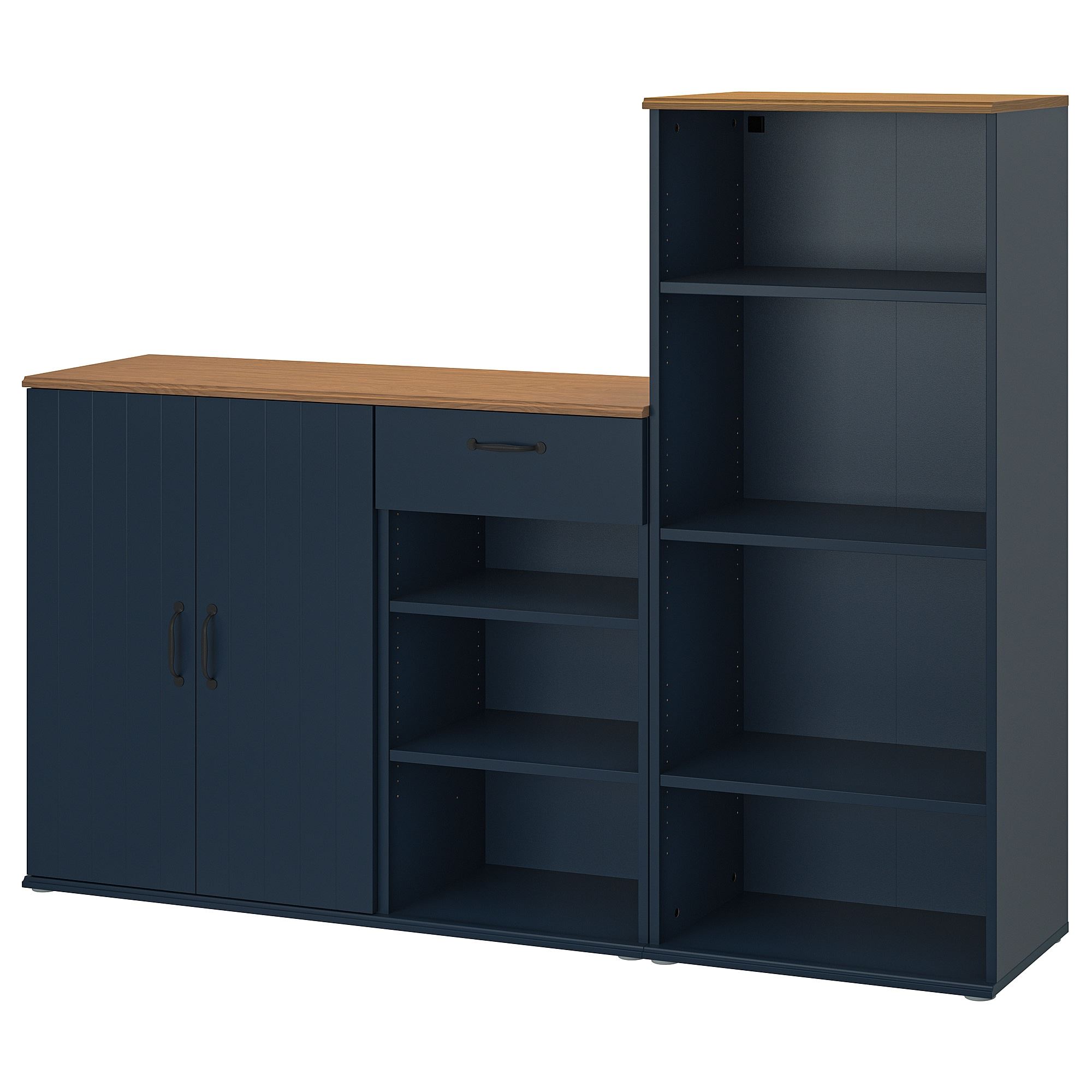 日暮 ページ　SCO-143/CB SKRUVBY blue/black 180x140 cm storage combination - 89561337 | IKEA