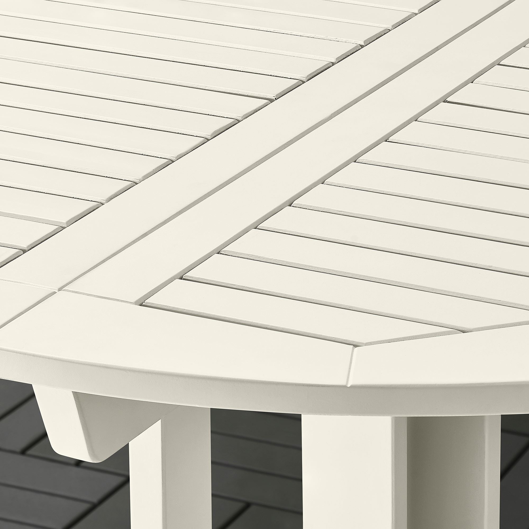 BONDHOLMEN white-beige 108 cm dining table - 30558191 | IKEA