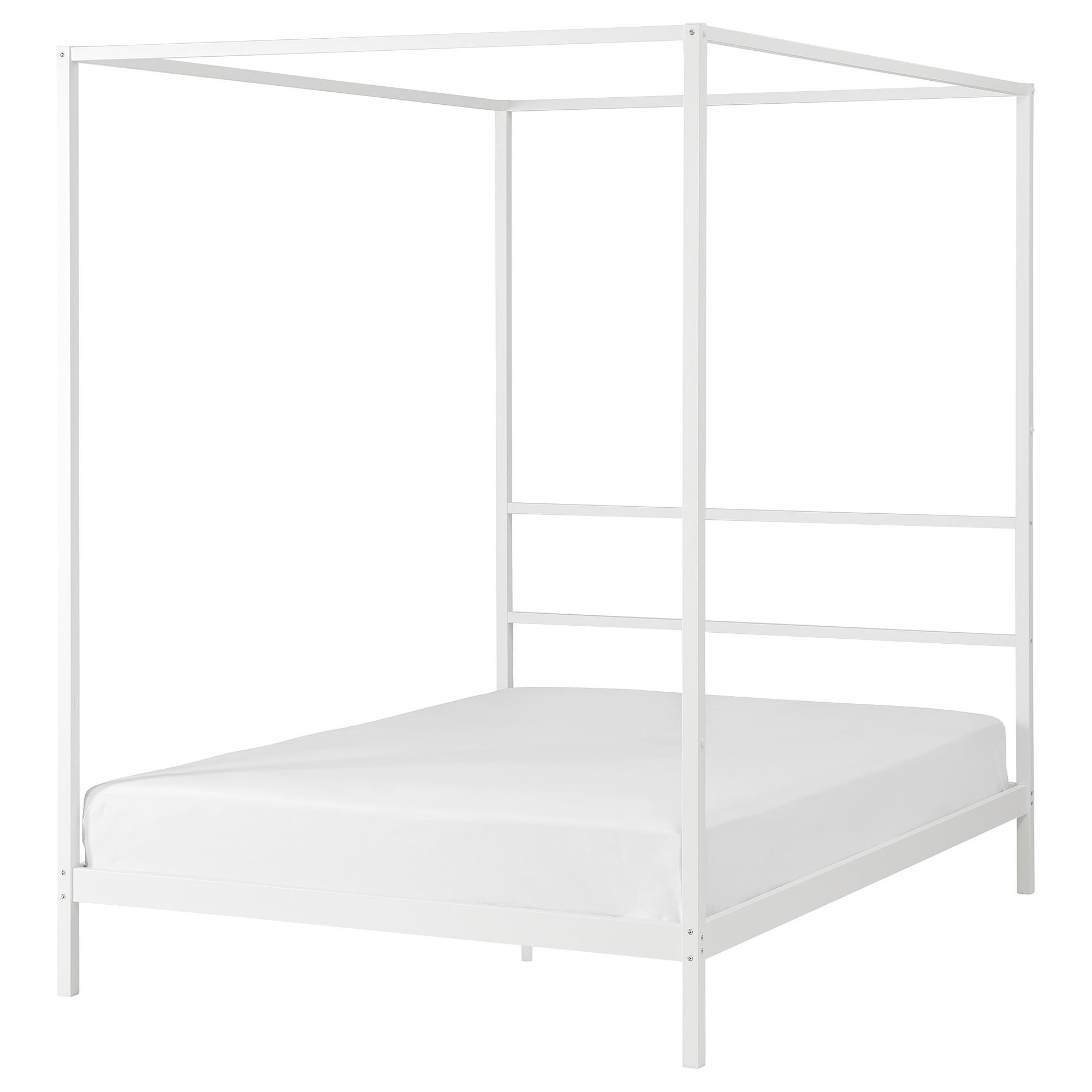 VITARNA/LURÖY white 140x200 cm double bed - 09556127 | IKEA