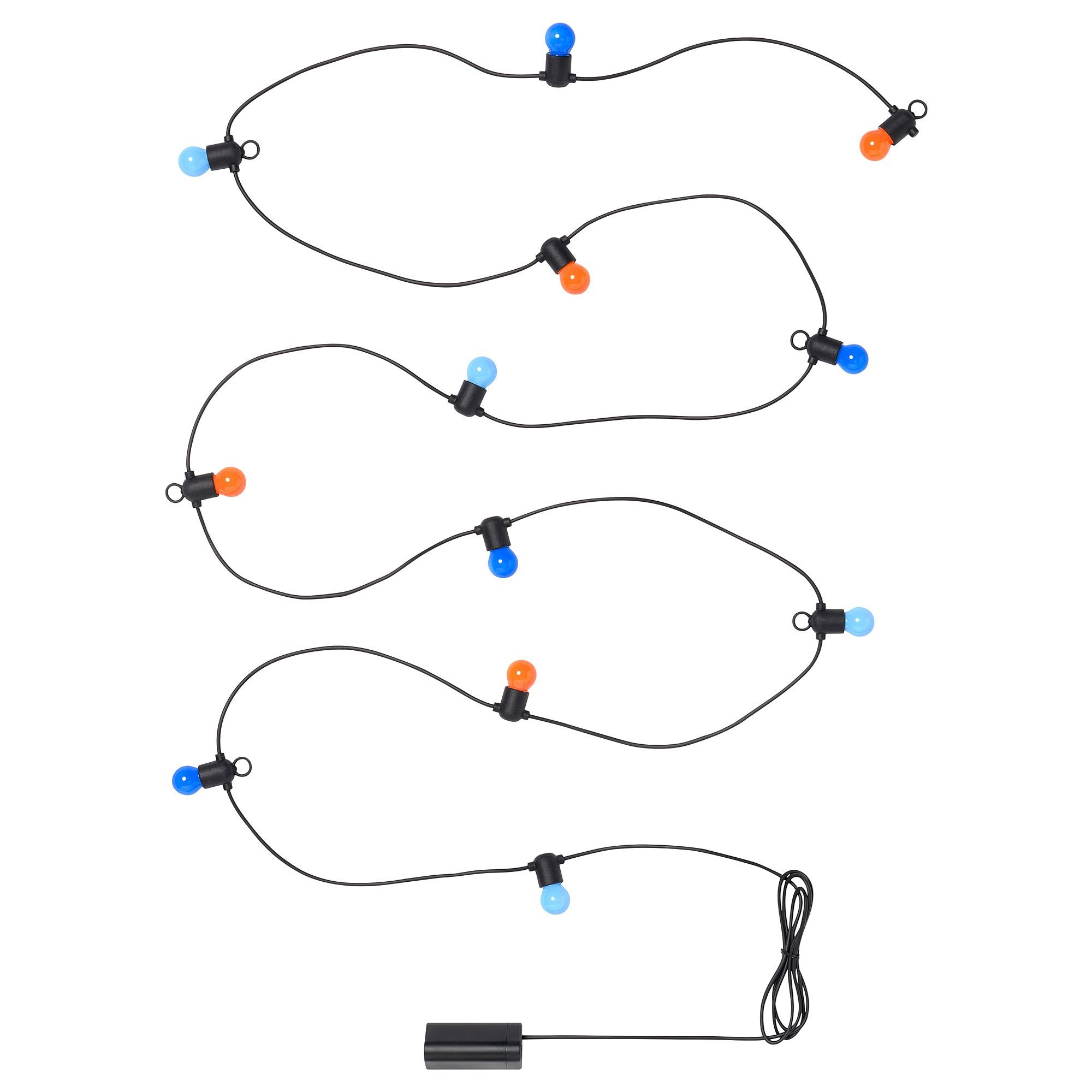 dino13 ♦︎14kgfレインボーフローライト/イヤリング SOLVINDEN multicolour 4.9 m lighting chain - 20593185 | IKEA