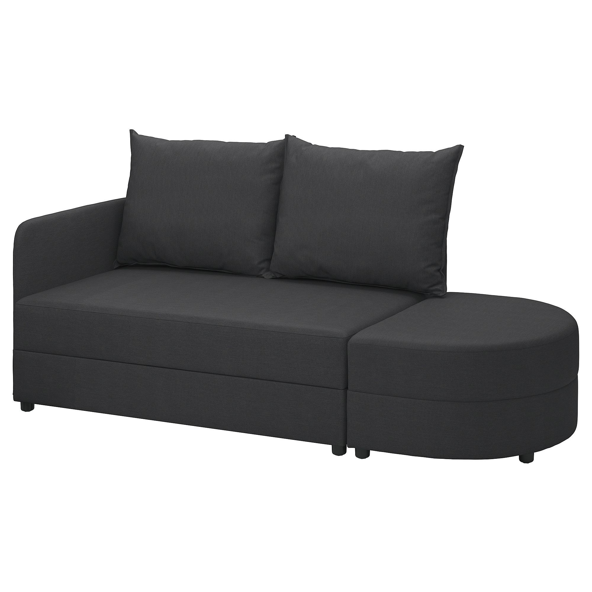 LINDAKRA vissle dark grey 2-seat sofa-bed - 20582610 | IKEA