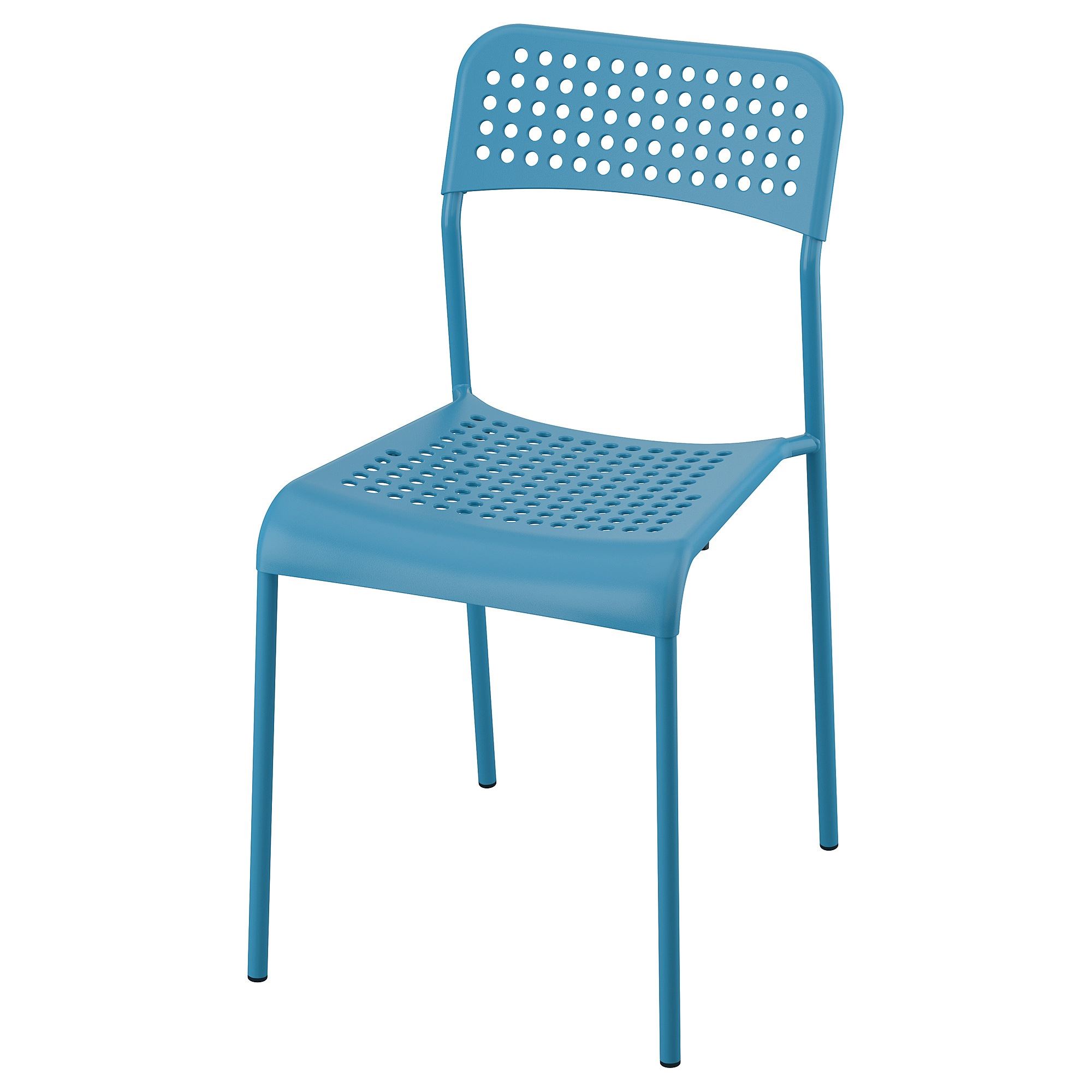 SANDSBERG blue plastic chair - 80605425 | IKEA