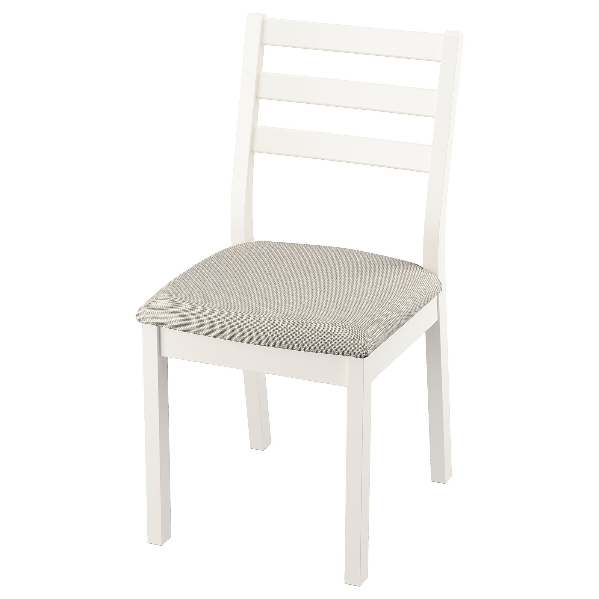 IKEA TONSTAD ダイニングチェア TONSTAD off-white/Fridtuna light beige upholstered wooden chair