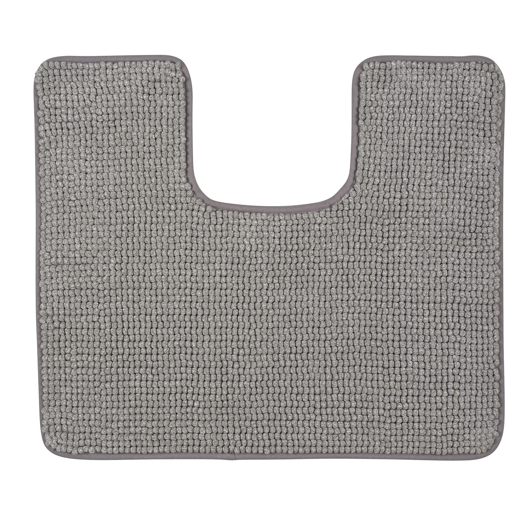 TOFTBO grey/white 55x60 cm pedestal mat - 70610291 | IKEA
