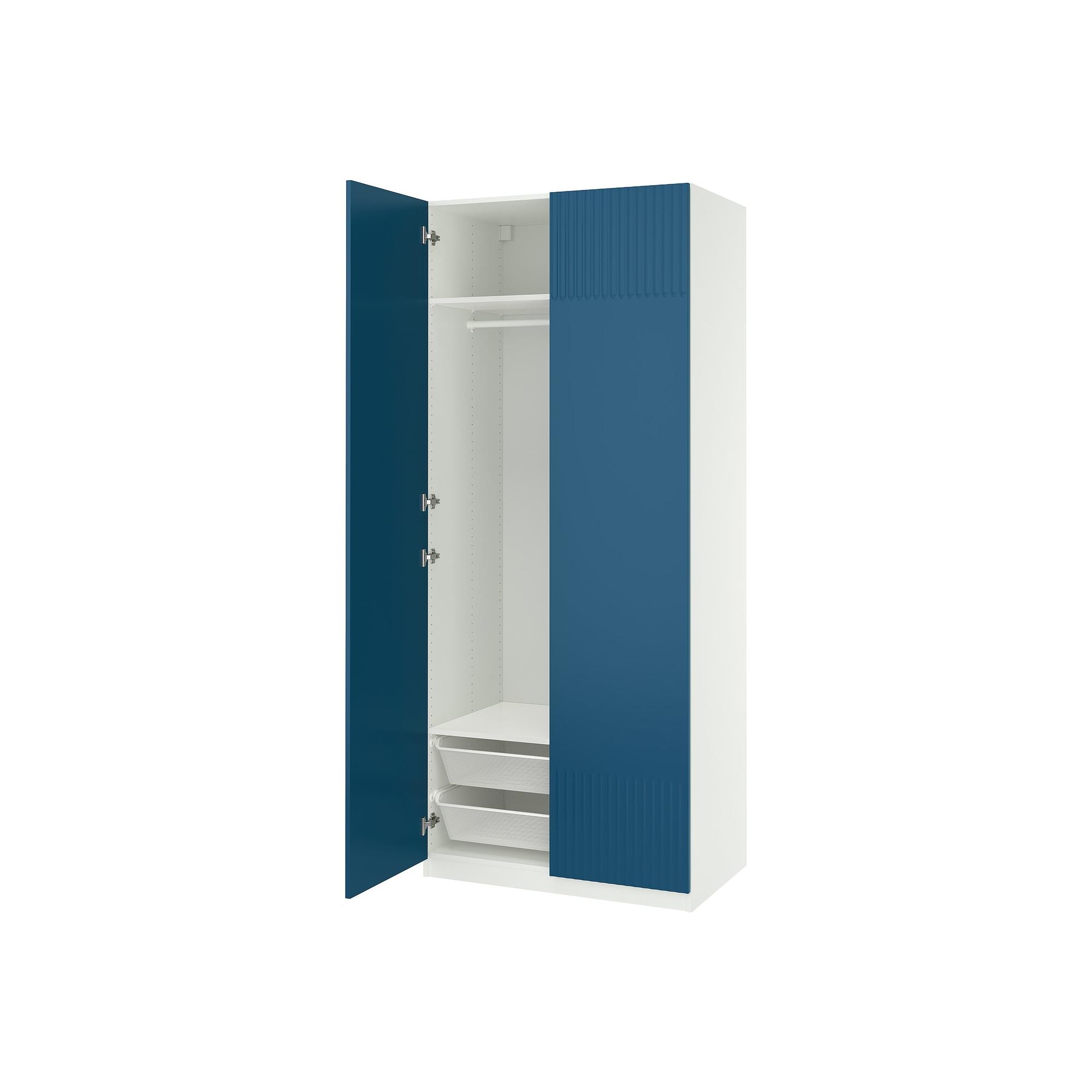 PAX/FYRUDDEN beyaz-mavi 100x60x236 cm PAX gardırop - 29581606 | IKEA