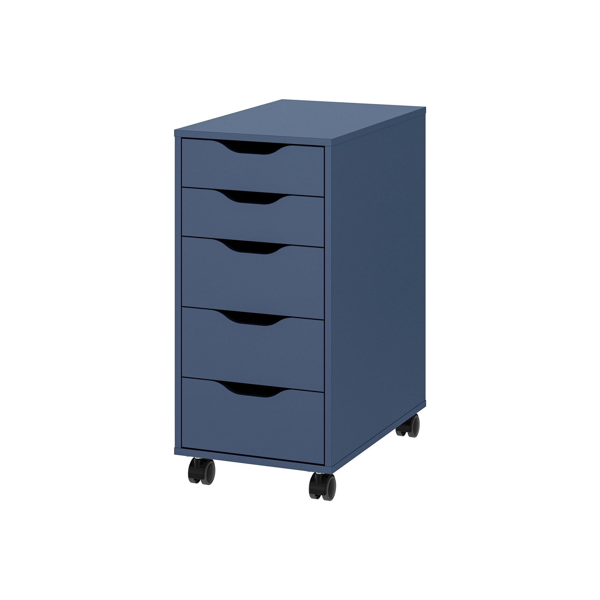ALEX blue/black 36x76 cm storage unit - 19582673 | IKEA
