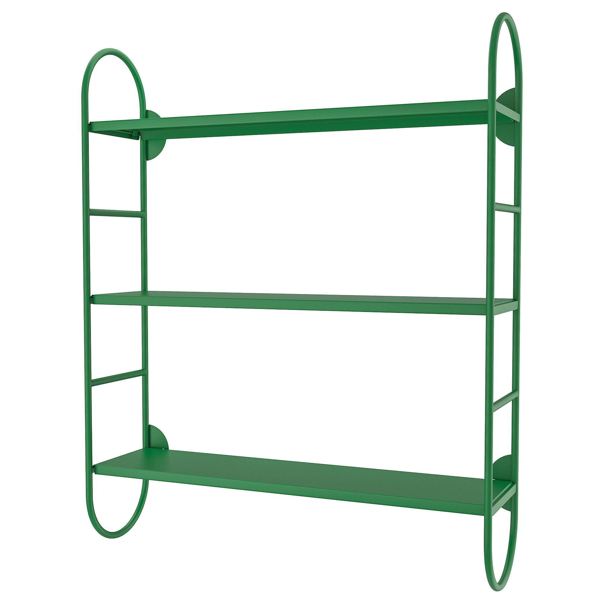 FARGSATTARE green 60x16x74 cm wall shelf - 70595785 | IKEA