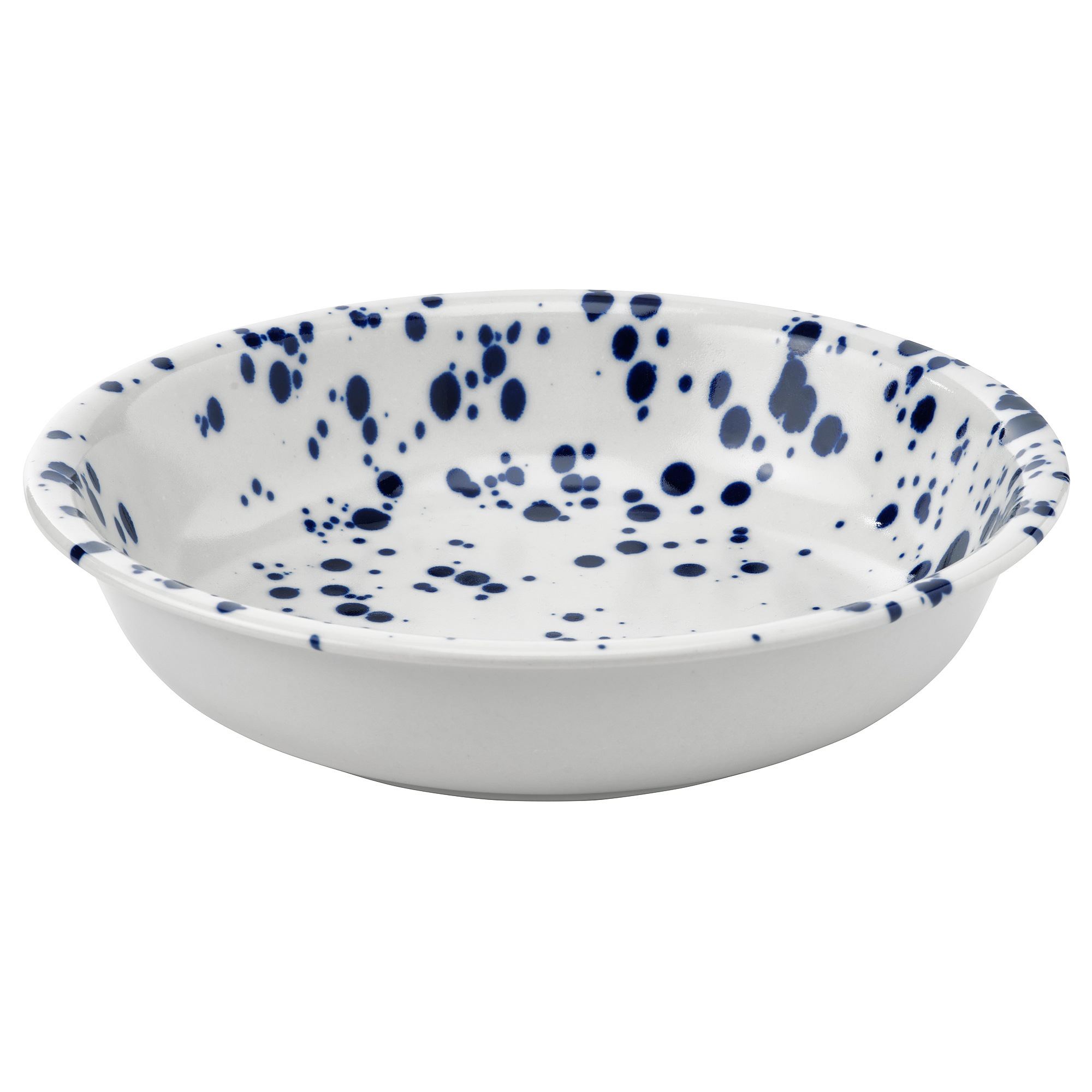 SILVERSIDA desenli-mavi 19 cm çukur tabak - 20609737 | IKEA