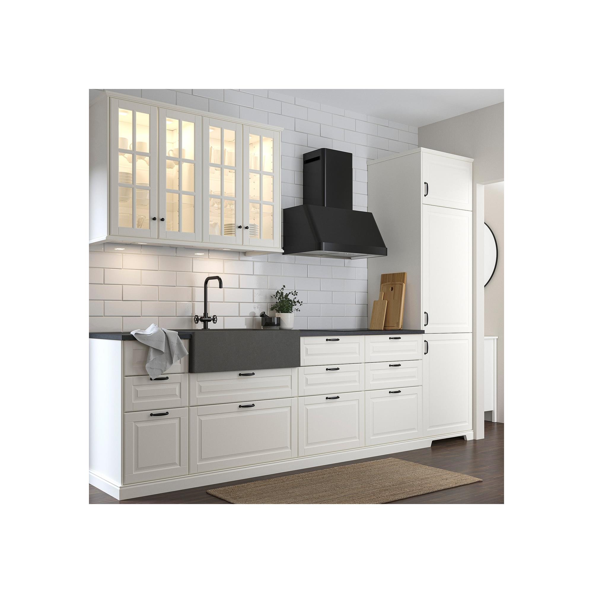 TALLSJÖN/LILLVIKEN dark grey-stone effect 80x65 cm single-bowl insert ...