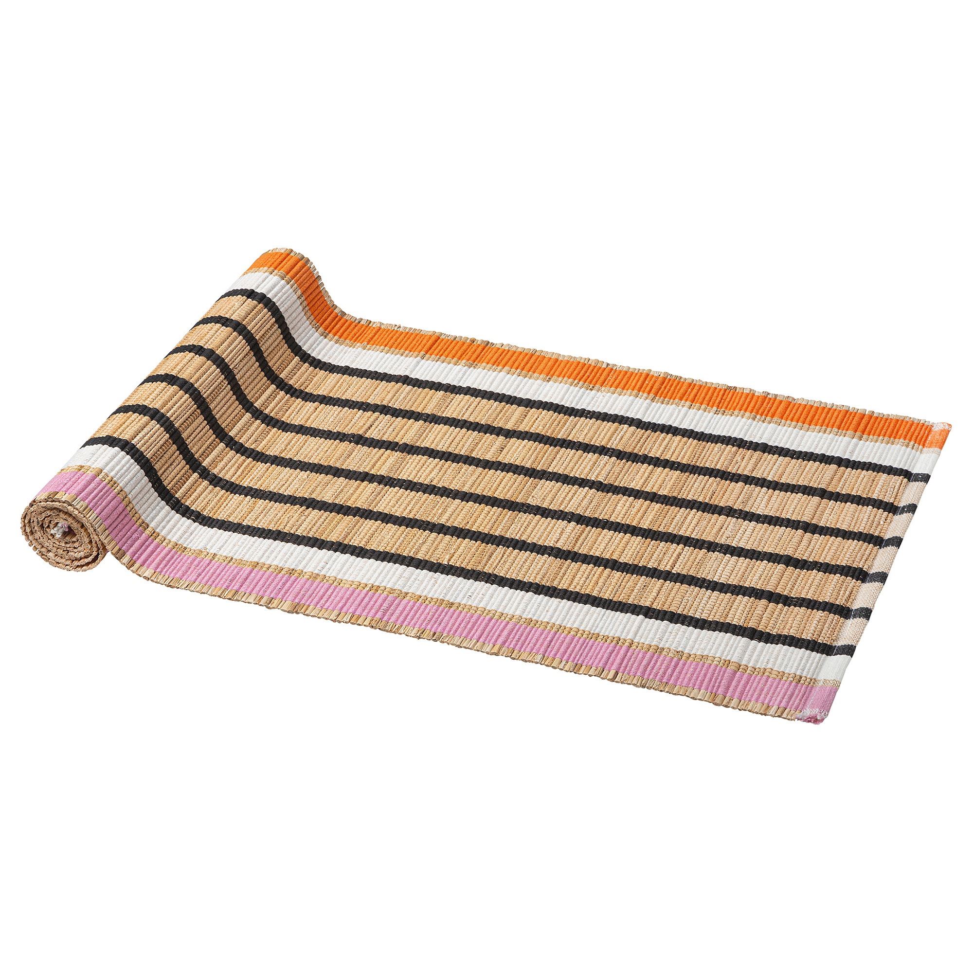 MAVINN banana fiber-stripe pattern 35x130 cm table-runner