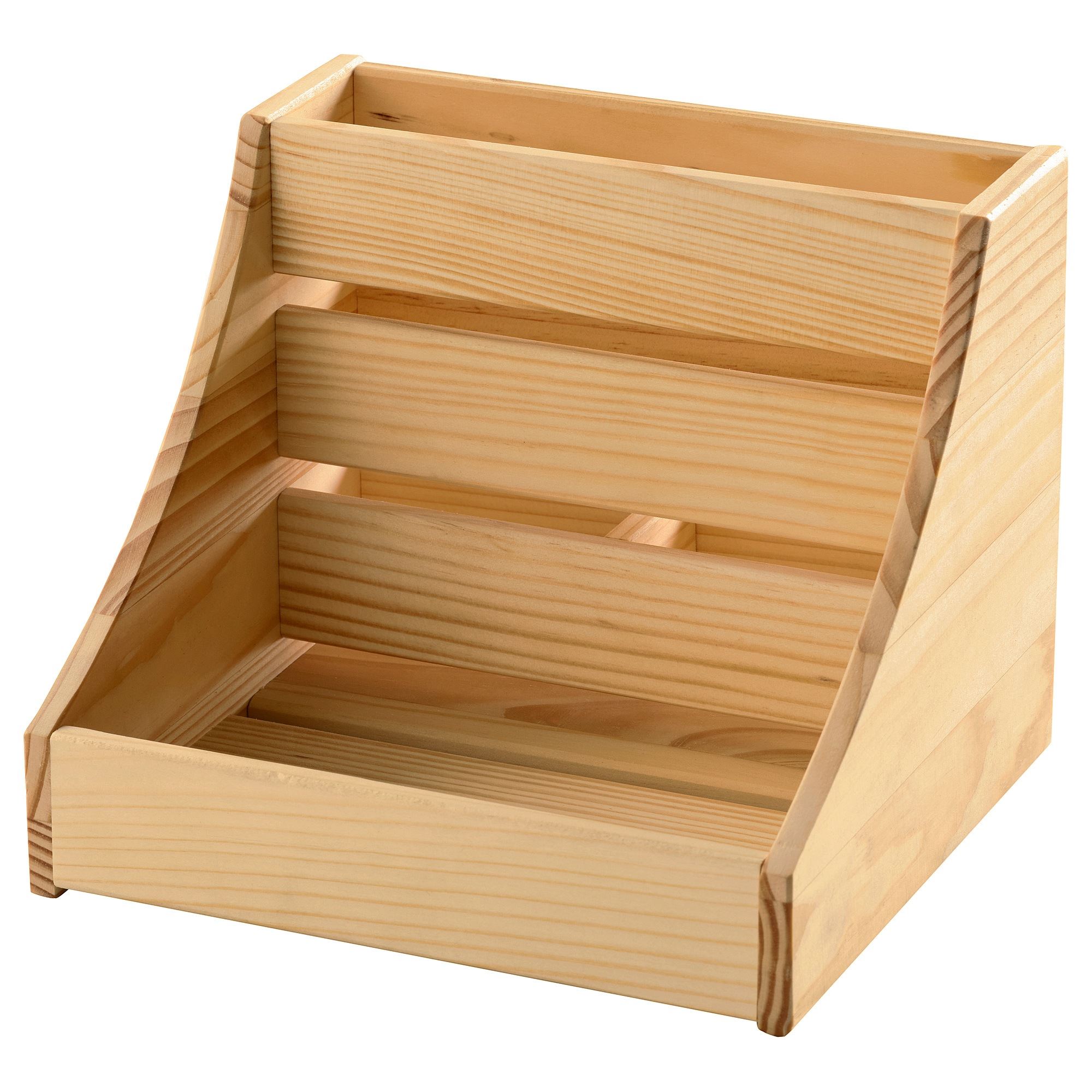 CHOKLADHAJ wood 20x18x16 cm portable organiser - 40605489 | IKEA
