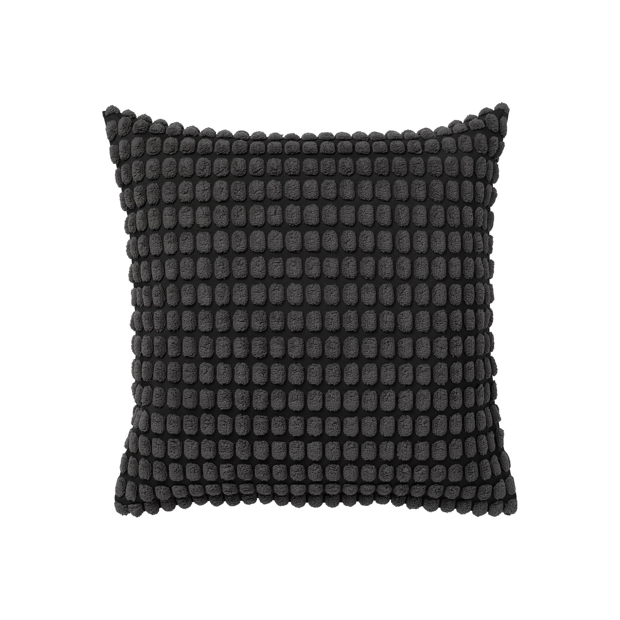 SVARTPOPPEL anthracite 50x50 cm cushion cover - 90604699 | IKEA