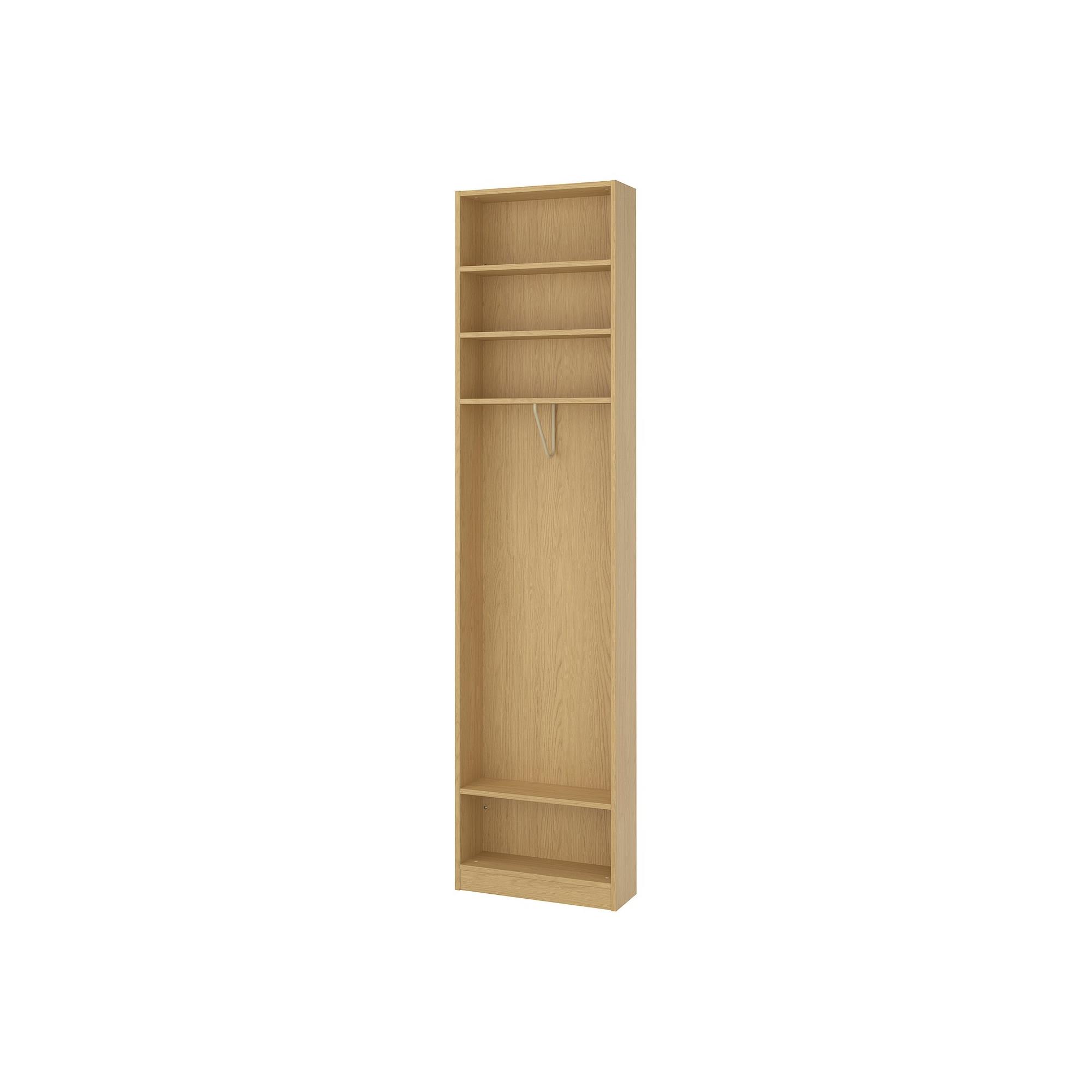 PAX oak effect 58x20x236 cm PAX add-on unit - 70603851 | IKEA