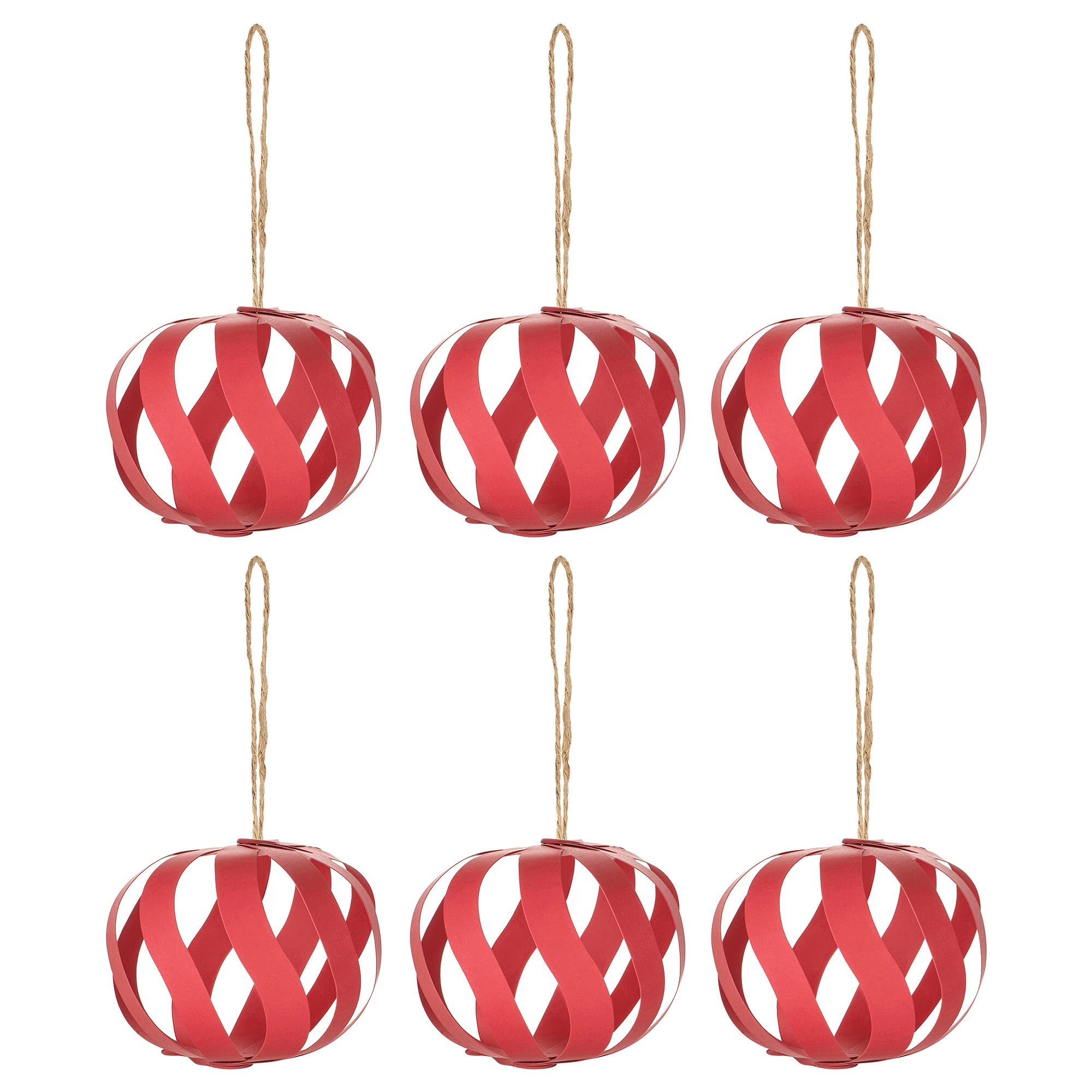 VINTERFINT red 8 cm tree ornament - 50604804 | IKEA