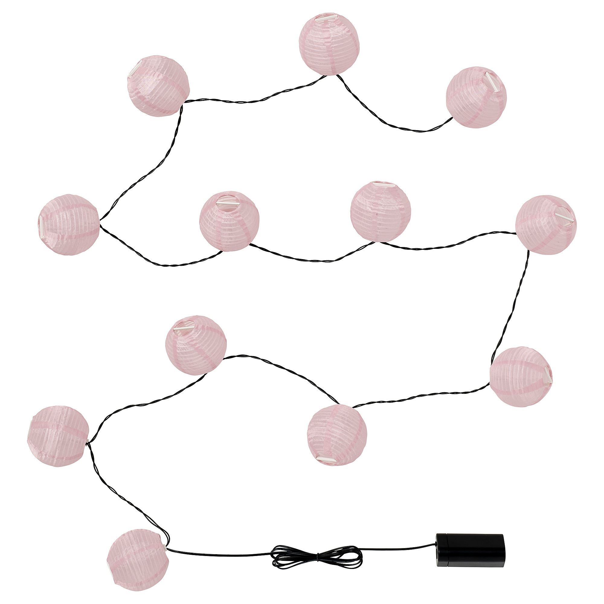 SOLVINDEN pembe aydınlatma zinciri - 80615486 | IKEA