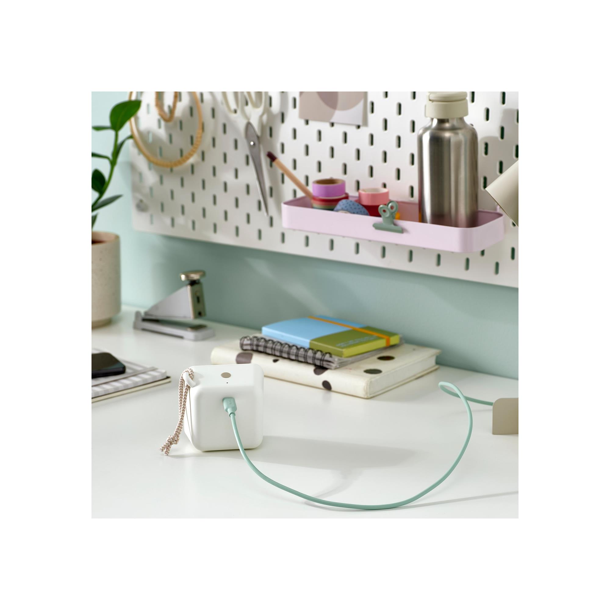 SITTBRUNN açık yeşil 1.0 m USB-C - USB-C kablo - 30595985 | IKEA
