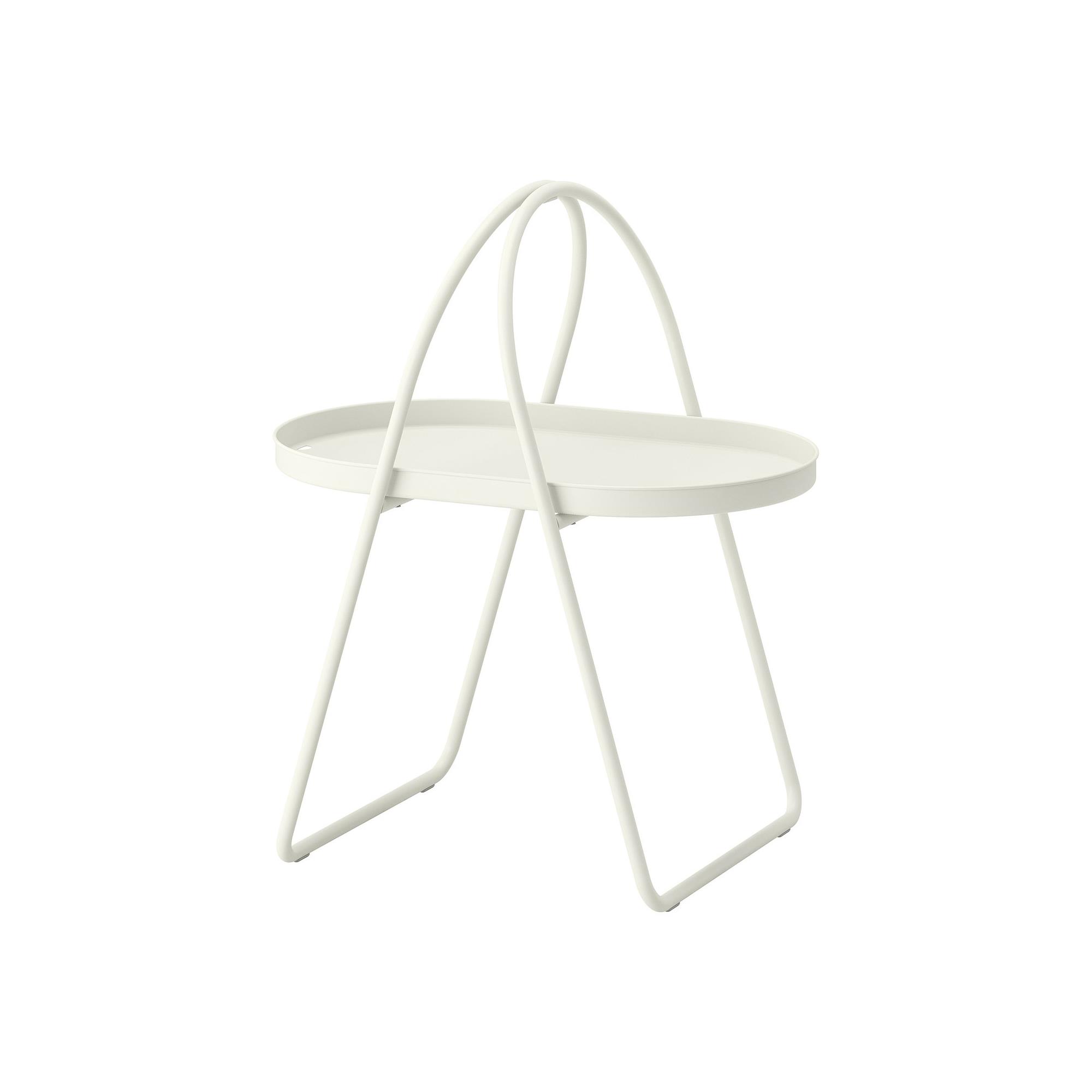 MABARSSKAR white garden pedestal table - 30597164 | IKEA