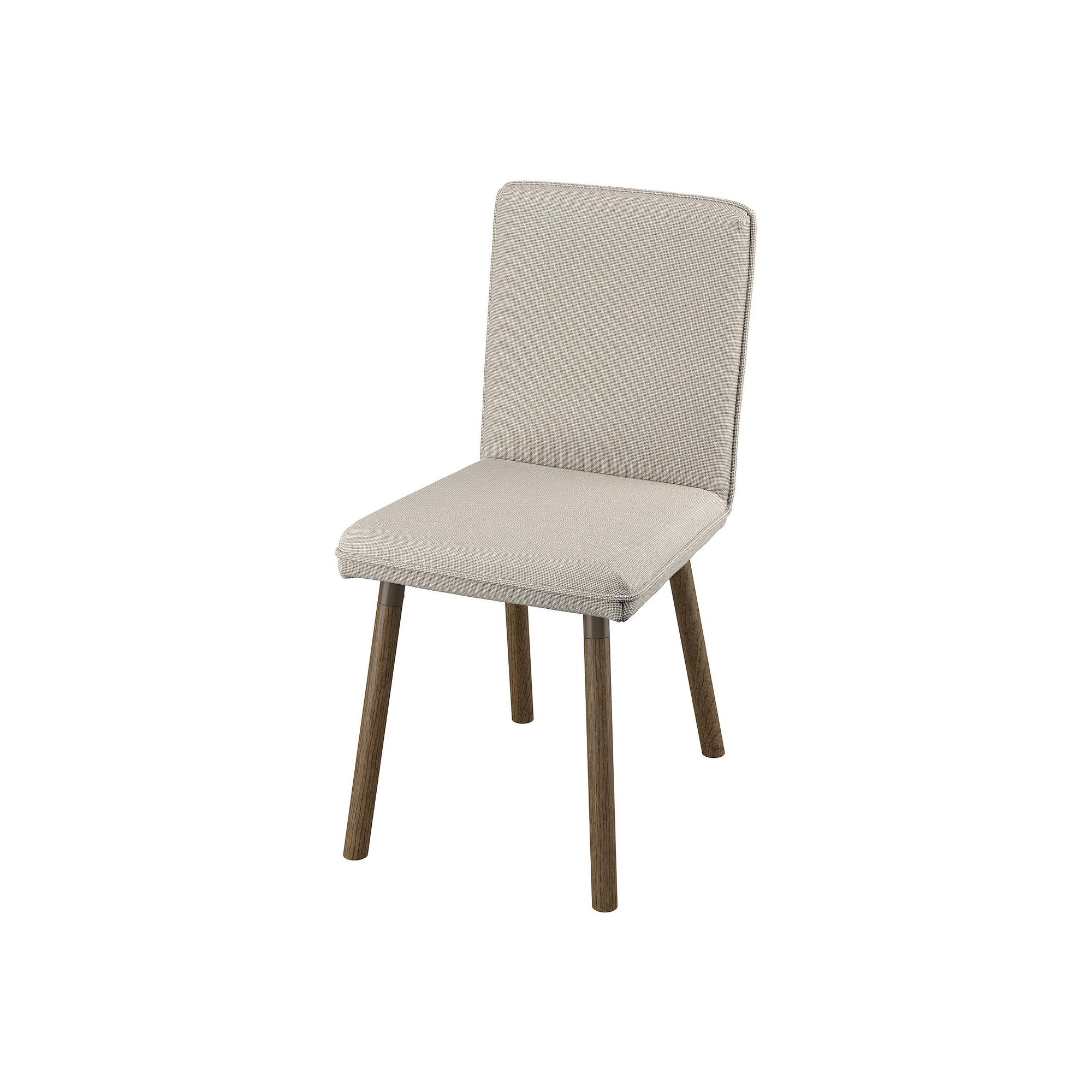 TONSTAD Fridtuna light beige-brown oak effect upholstered wooden