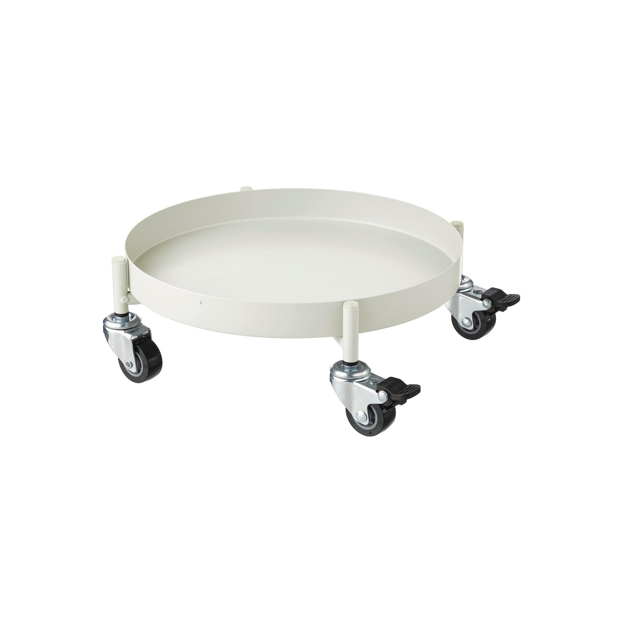 OLIVBLAD off white 32 cm plant mover - 30612008 | IKEA