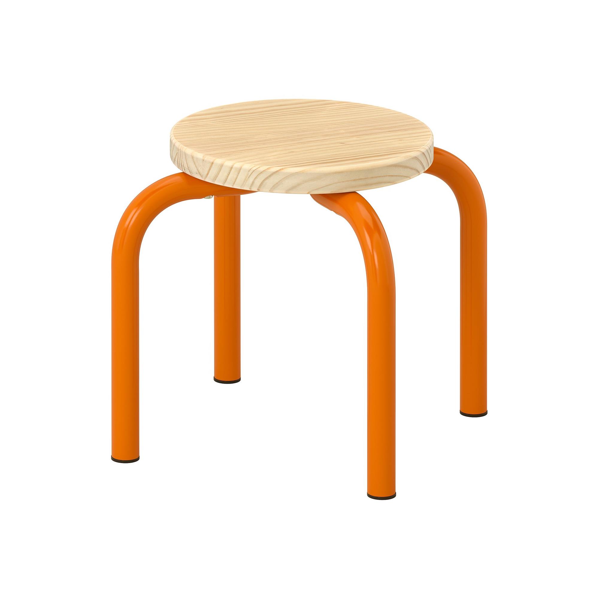 GREJSIMOJS orange 27x24 cm children's stool - 60598973 | IKEA