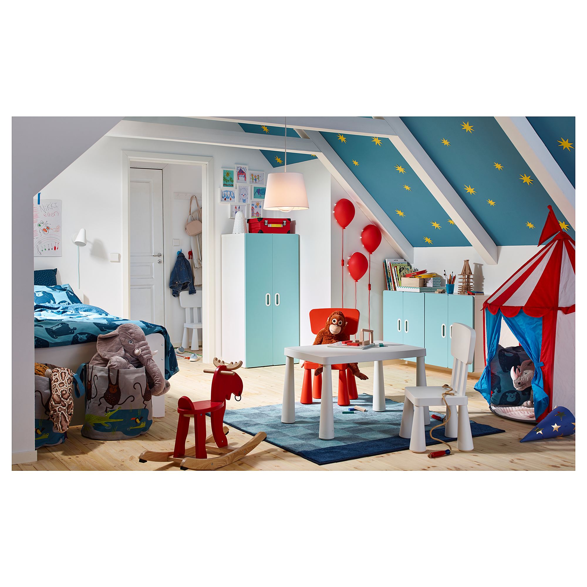 MAMMUT red children's chair - 40365366 | IKEA