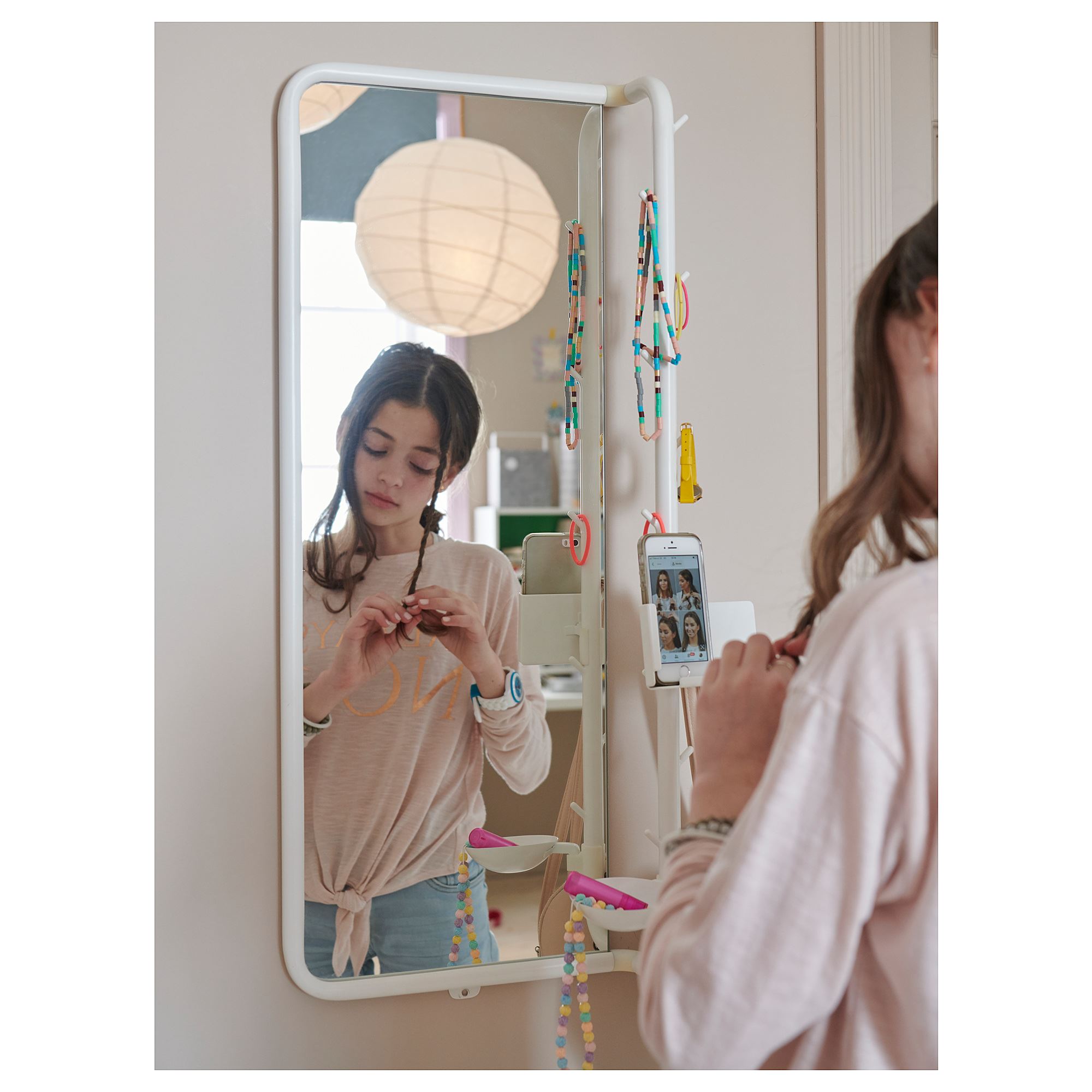 MÖJLIGHET beyaz 34x81 cm ayna - 70421375 | IKEA