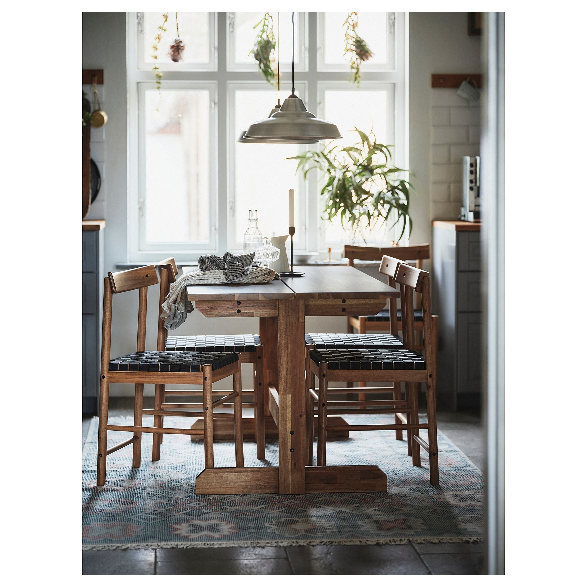 NACKANAS acacia 140x76 cm dining table - 40511056 | IKEA