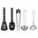 set of kitchen utensils