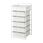 shelving unit with drawers