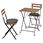 folding chair and table set