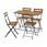 folding chair and table set