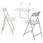table folding wall+2 chairs