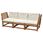 3-seat outdoor modular sofa