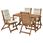 dining table and adjustable chairs